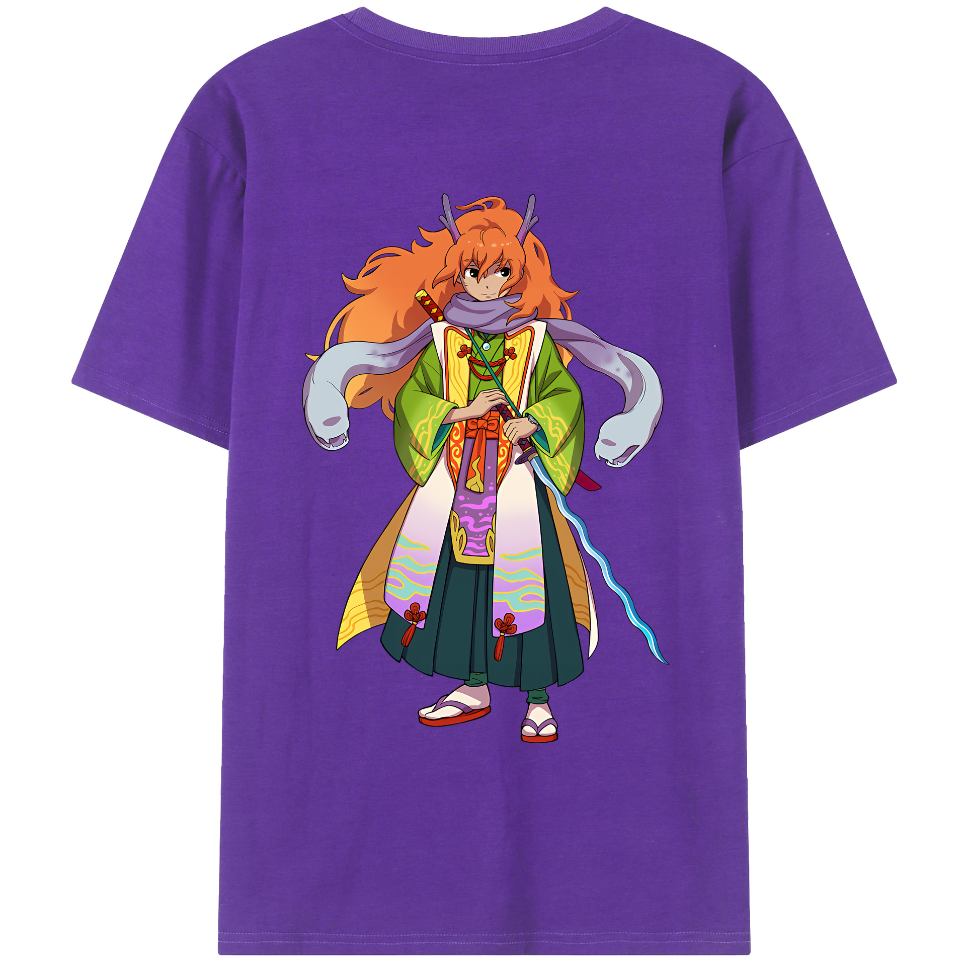（画像用） 妖怪ウォッチ Yo-kai Watch 綿100％ メンズ半袖Tシャツ（バックプリント） 通気性