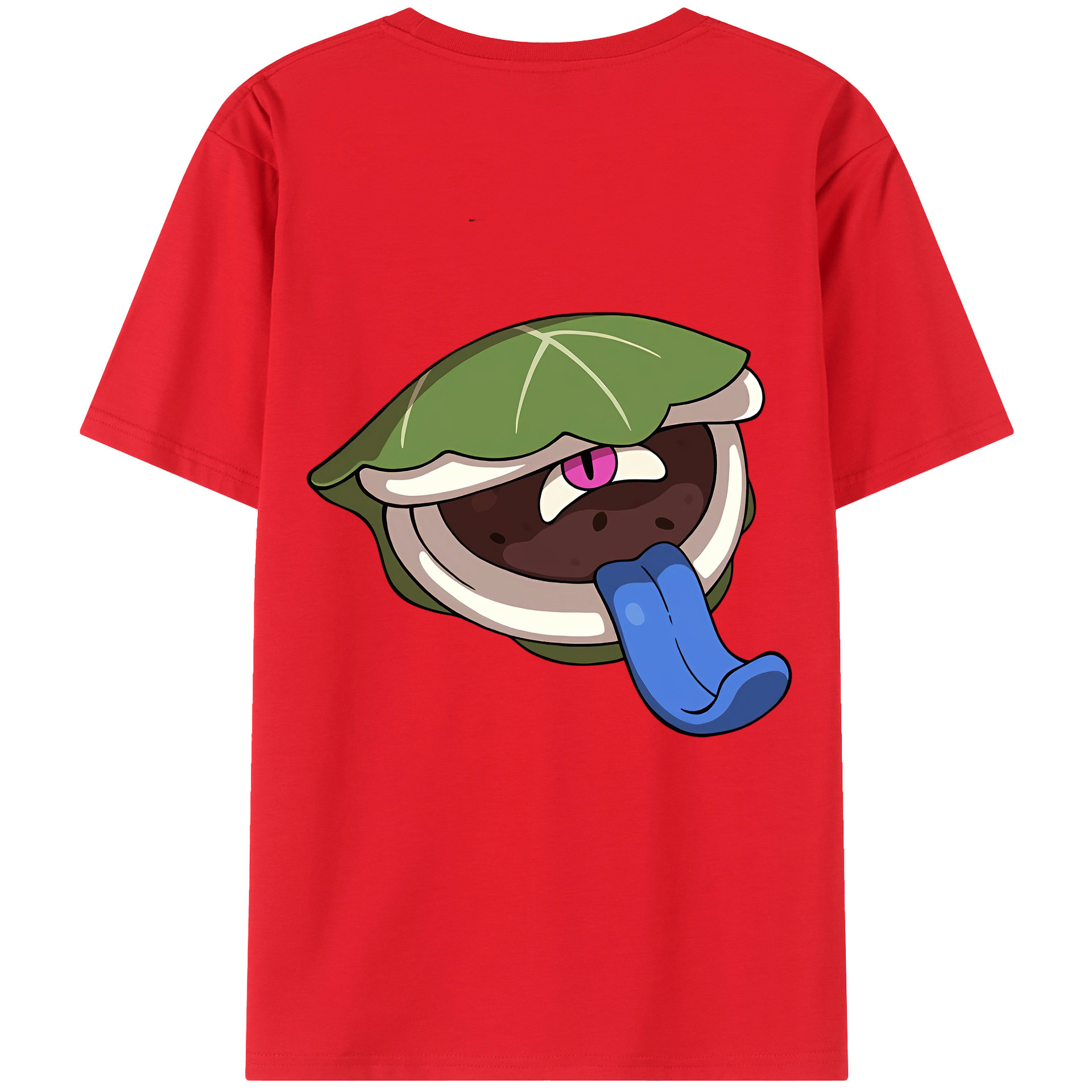 （画像用） 妖怪ウォッチ Yo-kai Watch 綿100％ メンズ半袖Tシャツ（バックプリント） 通気性