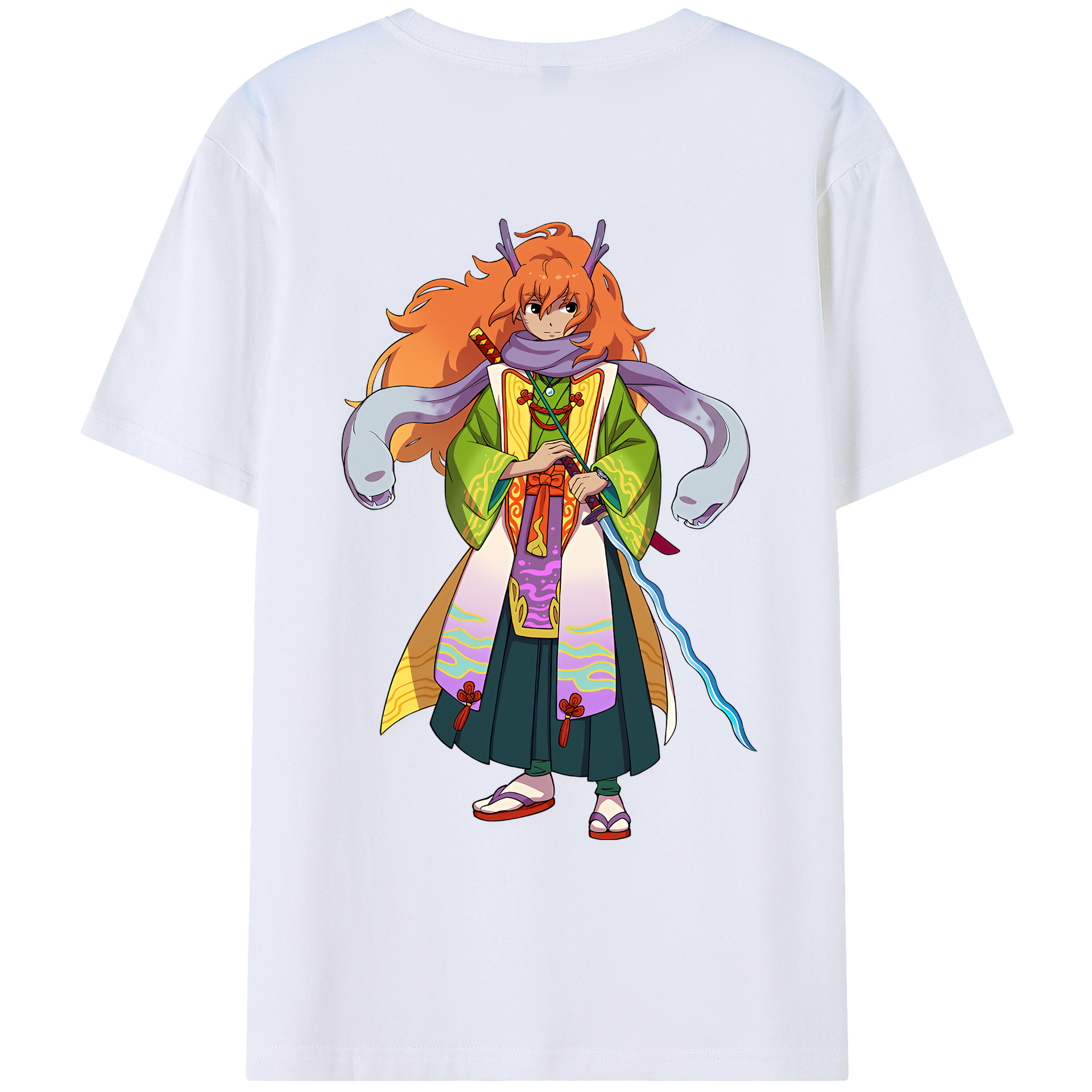 （画像用） 妖怪ウォッチ Yo-kai Watch 綿100％ メンズ半袖Tシャツ（バックプリント） 通気性