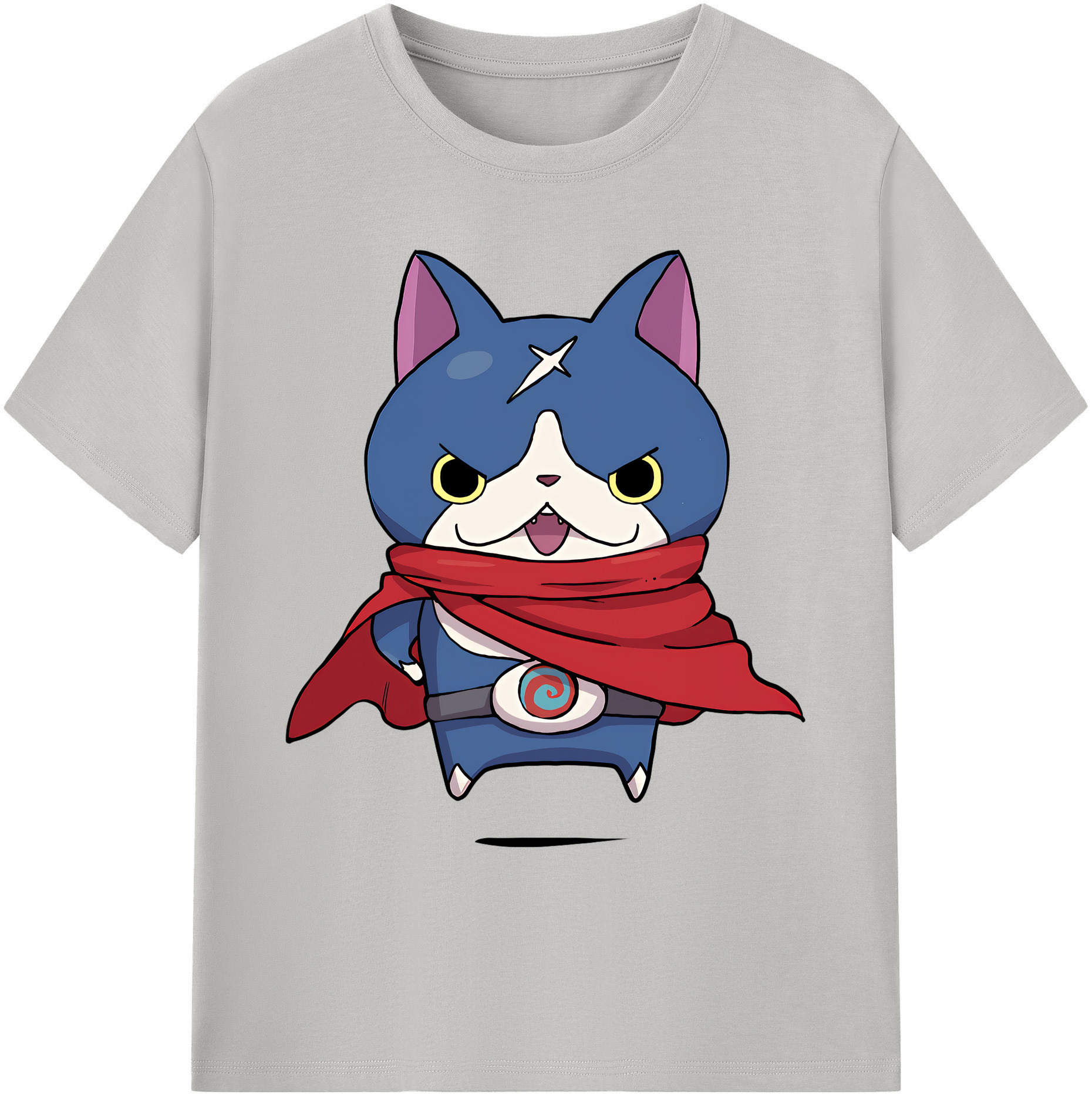 （画像用） 妖怪ウォッチ Yo-kai Watch 綿100％ メンズ半袖Tシャツ｜肌触りやわらか＆通気性