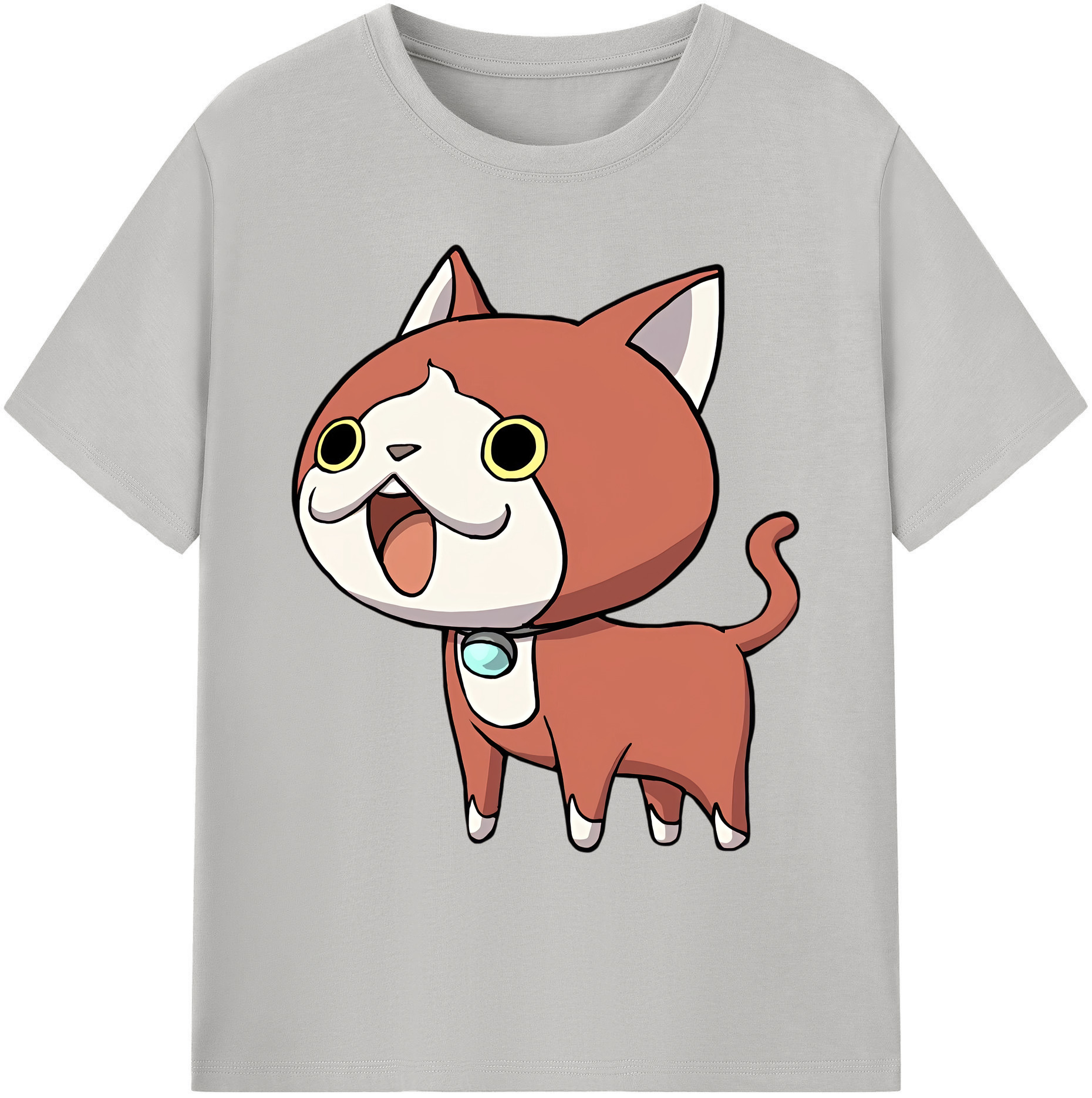 （画像用） 妖怪ウォッチ Yo-kai Watch 綿100％ メンズ半袖Tシャツ｜肌触りやわらか＆通気性