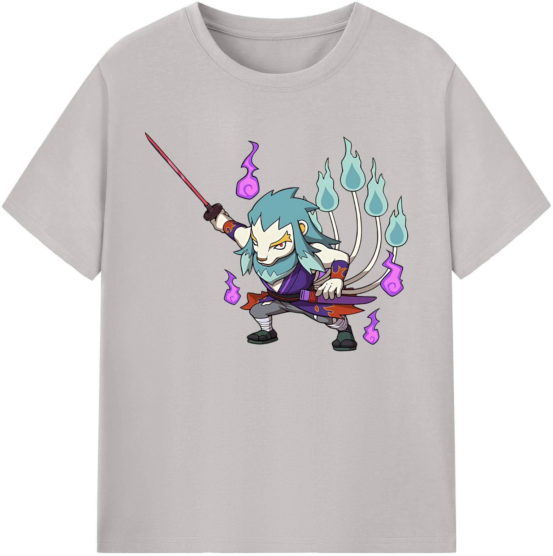 （画像用） 妖怪ウォッチ Yo-kai Watch 綿100％ メンズ半袖Tシャツ｜肌触りやわらか＆通気性