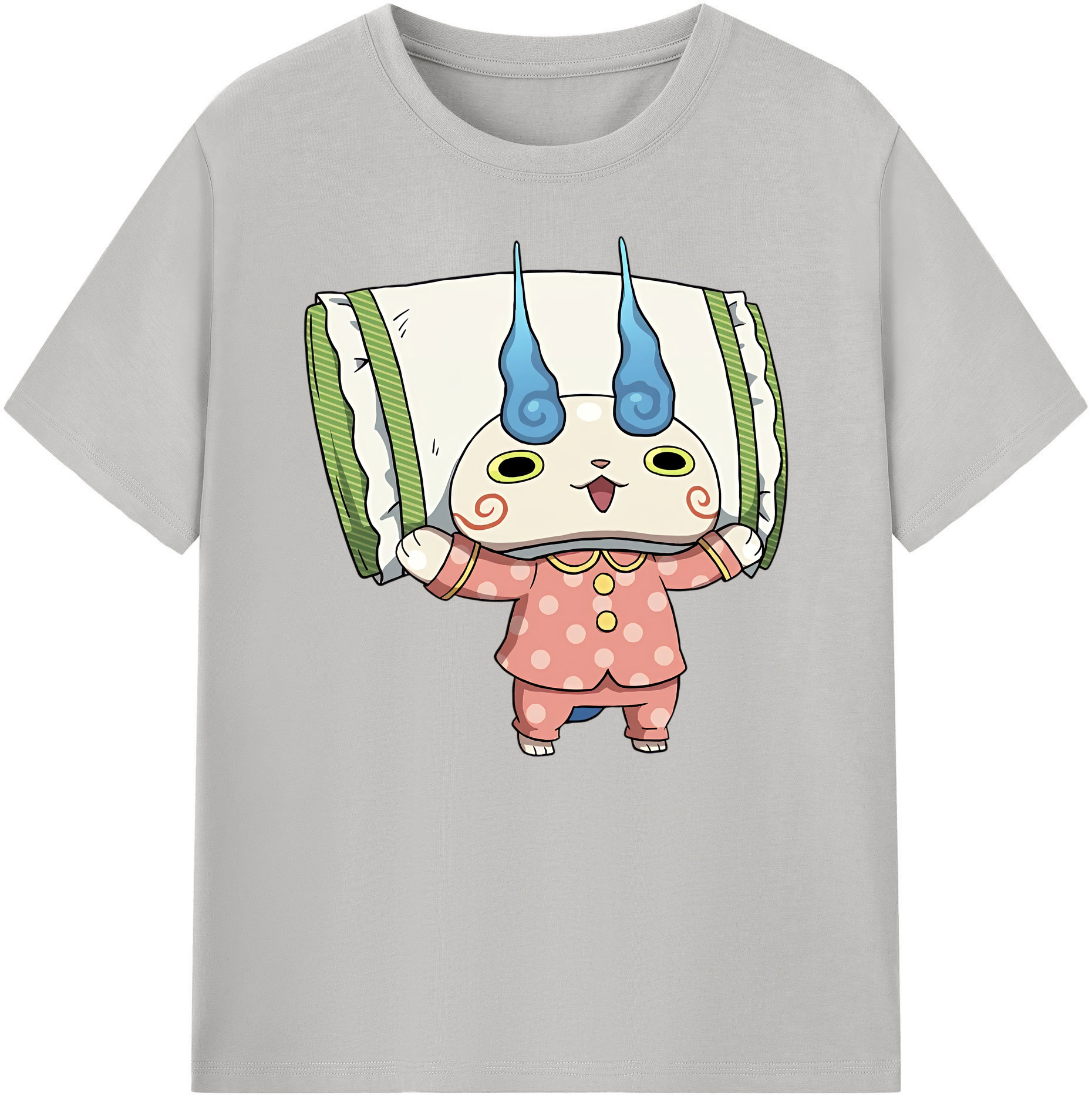 （画像用） 妖怪ウォッチ Yo-kai Watch 綿100％ メンズ半袖Tシャツ｜肌触りやわらか＆通気性