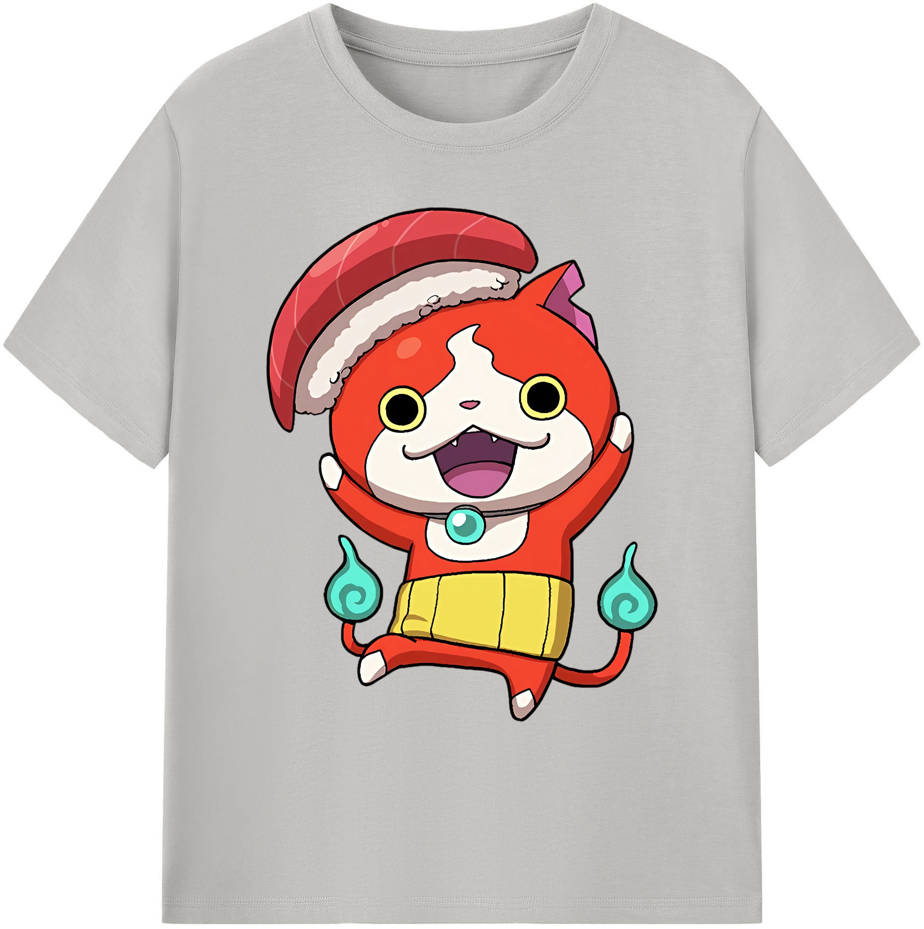 （画像用） 妖怪ウォッチ Yo-kai Watch 綿100％ メンズ半袖Tシャツ｜肌触りやわらか＆通気性