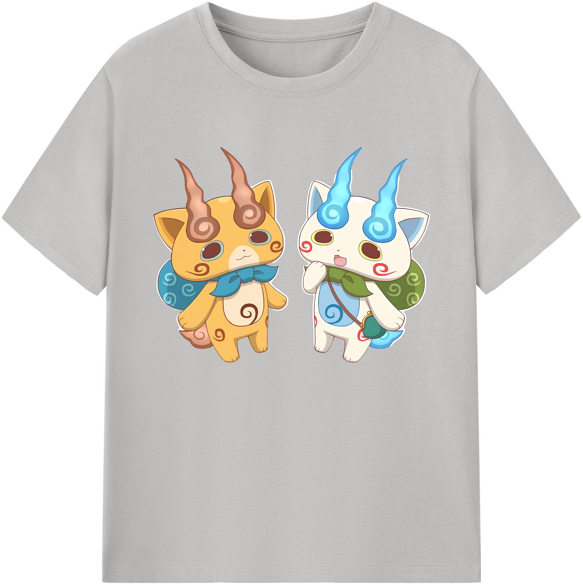 （画像用） 妖怪ウォッチ Yo-kai Watch 綿100％ メンズ半袖Tシャツ｜肌触りやわらか＆通気性