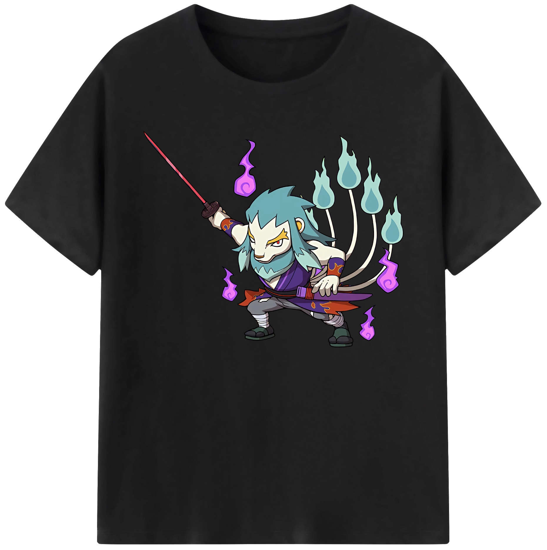 （画像用） 妖怪ウォッチ Yo-kai Watch 綿100％ メンズ半袖Tシャツ｜肌触りやわらか＆通気性