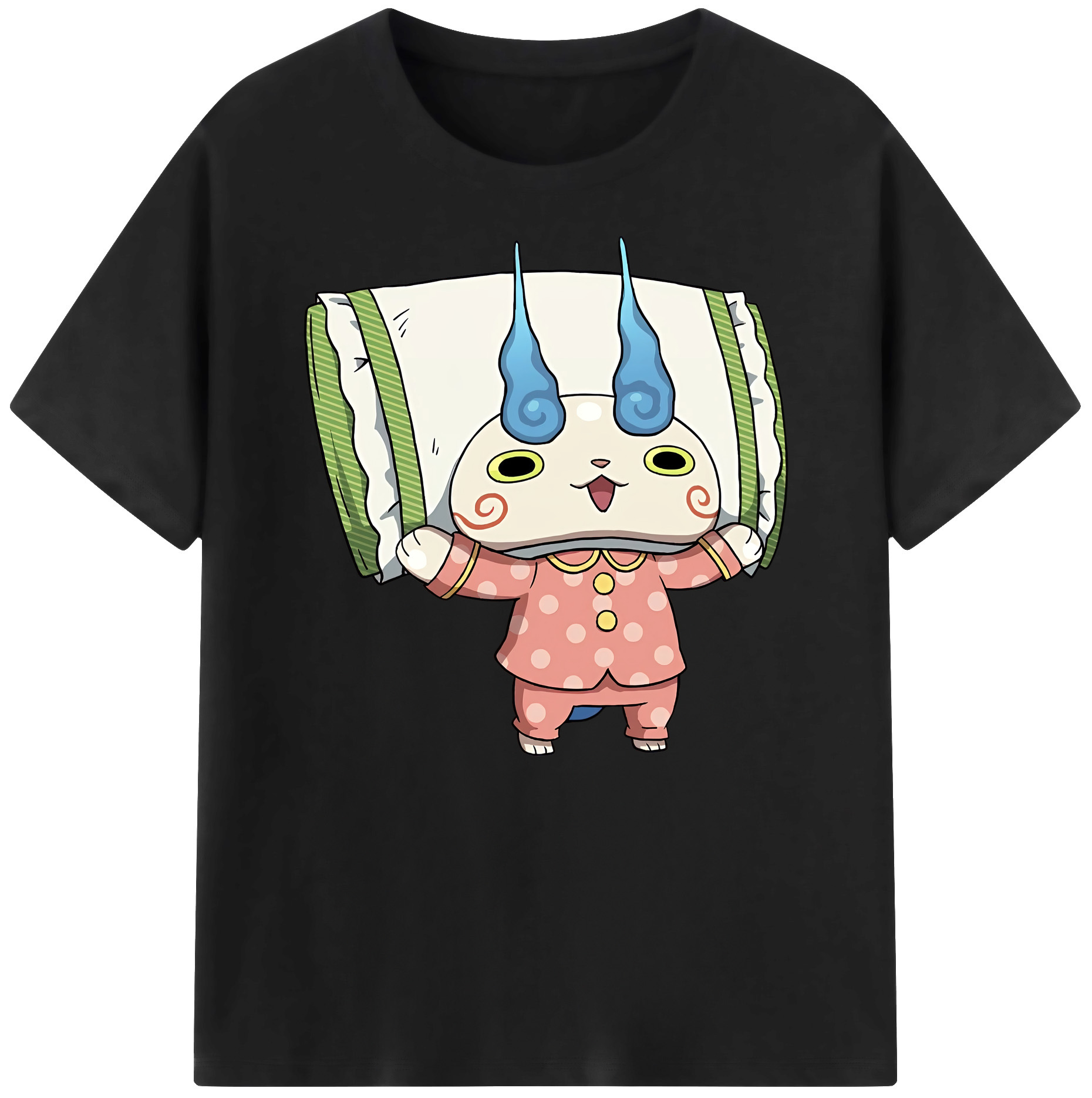 （画像用） 妖怪ウォッチ Yo-kai Watch 綿100％ メンズ半袖Tシャツ｜肌触りやわらか＆通気性
