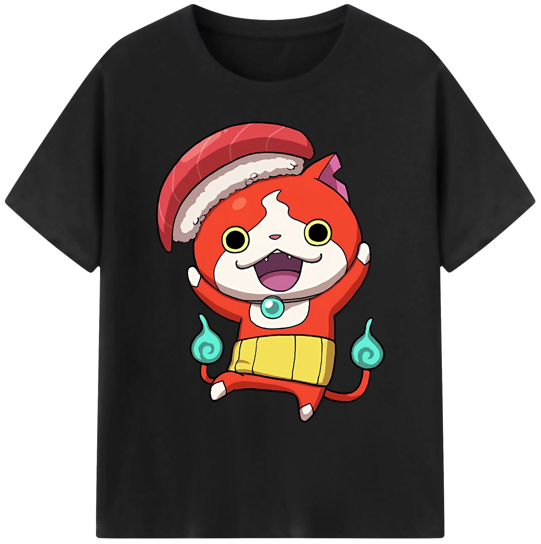 （画像用） 妖怪ウォッチ Yo-kai Watch 綿100％ メンズ半袖Tシャツ｜肌触りやわらか＆通気性