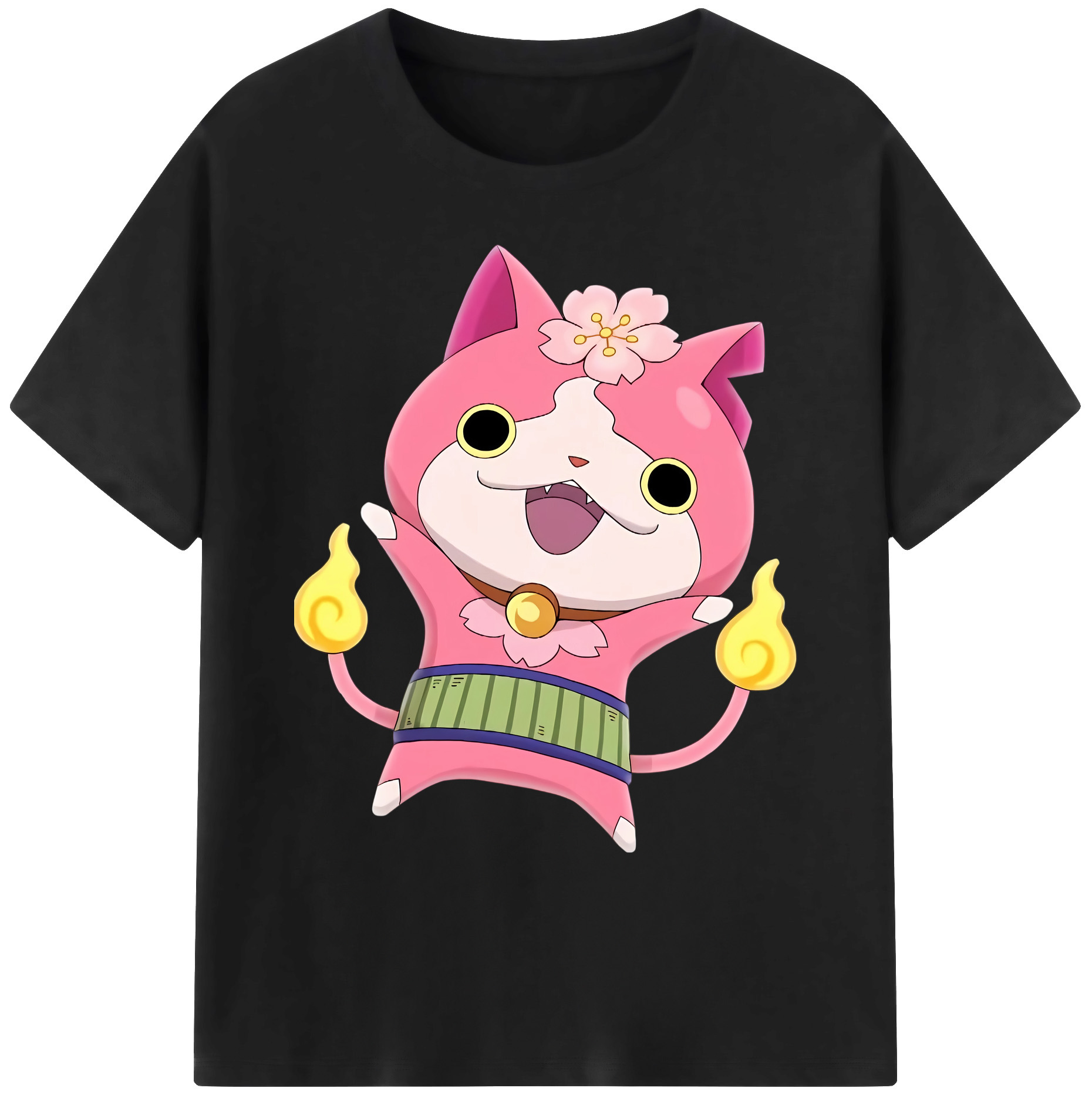 （画像用） 妖怪ウォッチ Yo-kai Watch 綿100％ メンズ半袖Tシャツ｜肌触りやわらか＆通気性