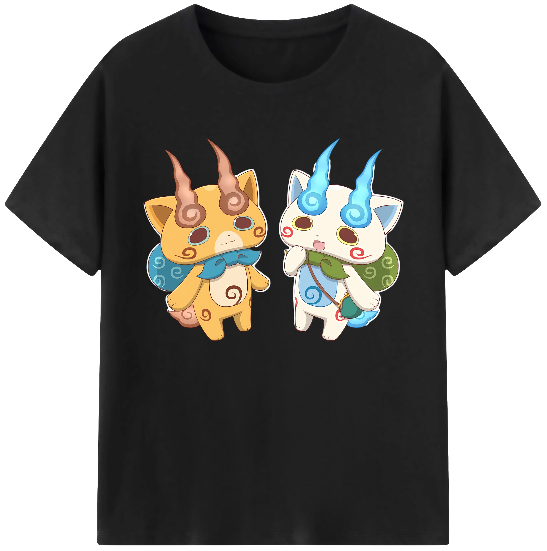 （画像用） 妖怪ウォッチ Yo-kai Watch 綿100％ メンズ半袖Tシャツ｜肌触りやわらか＆通気性