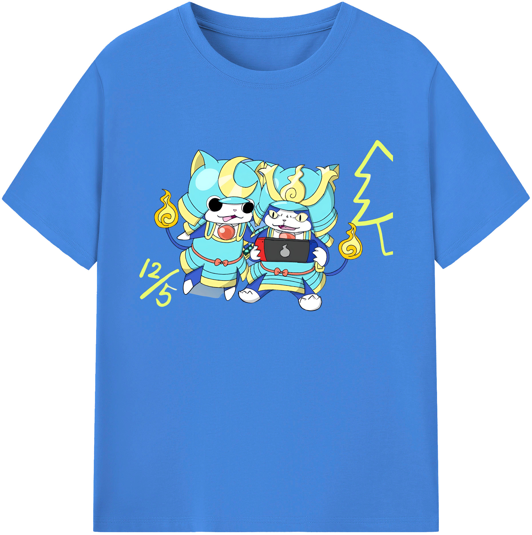 （画像用） 妖怪ウォッチ Yo-kai Watch 綿100％ メンズ半袖Tシャツ｜肌触りやわらか＆通気性