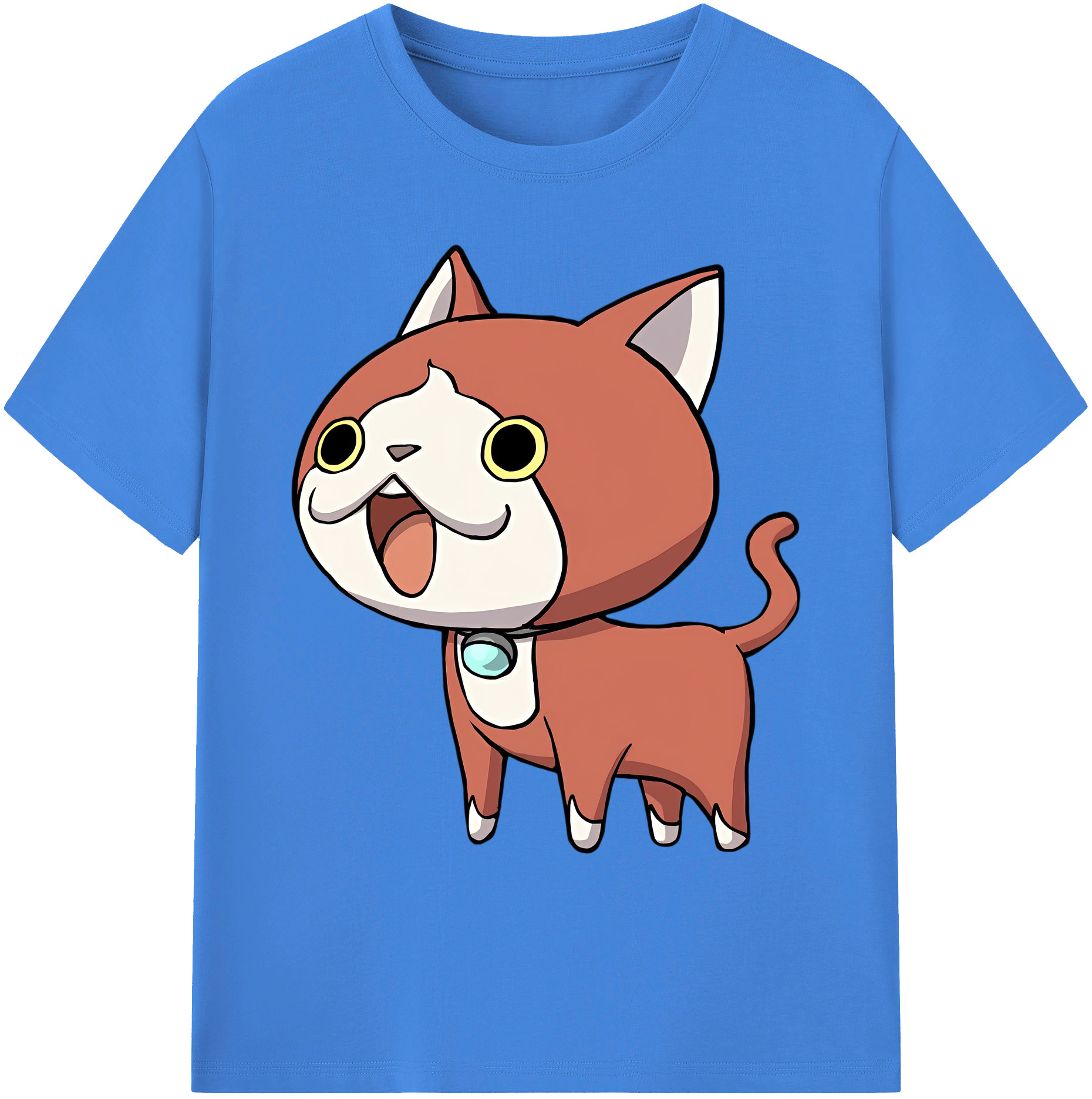 （画像用） 妖怪ウォッチ Yo-kai Watch 綿100％ メンズ半袖Tシャツ｜肌触りやわらか＆通気性