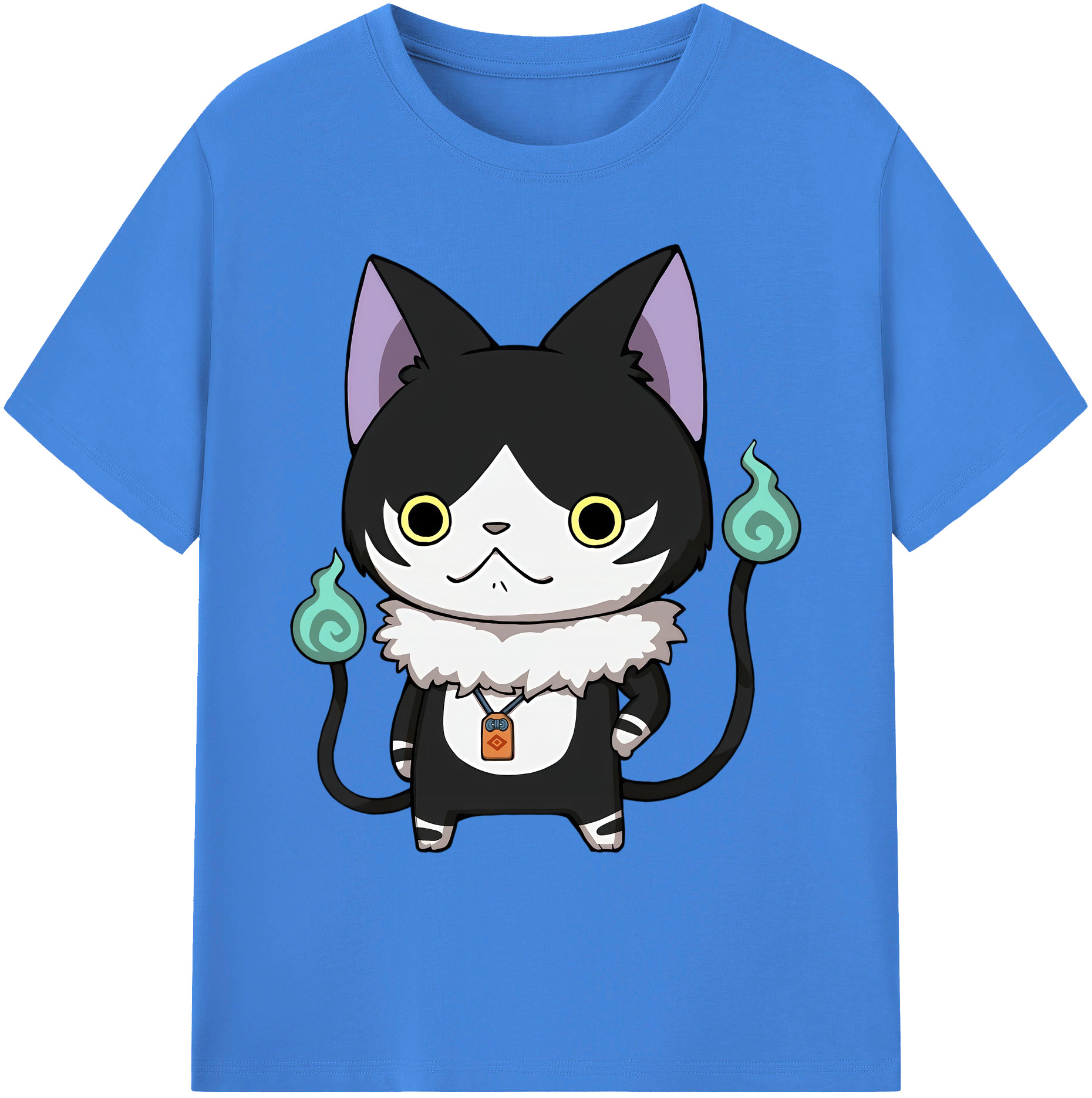（画像用） 妖怪ウォッチ Yo-kai Watch 綿100％ メンズ半袖Tシャツ｜肌触りやわらか＆通気性