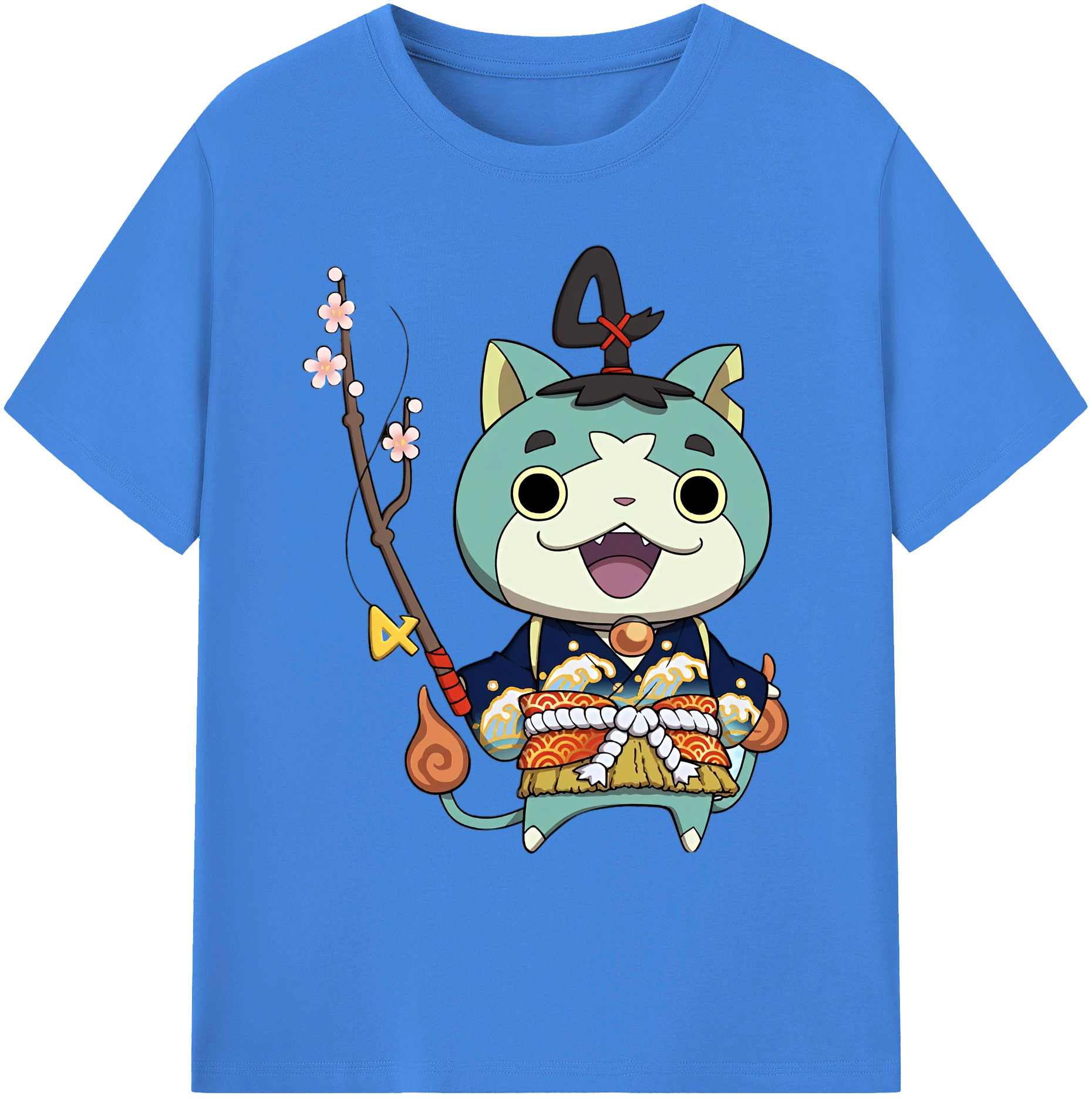 （画像用） 妖怪ウォッチ Yo-kai Watch 綿100％ メンズ半袖Tシャツ｜肌触りやわらか＆通気性