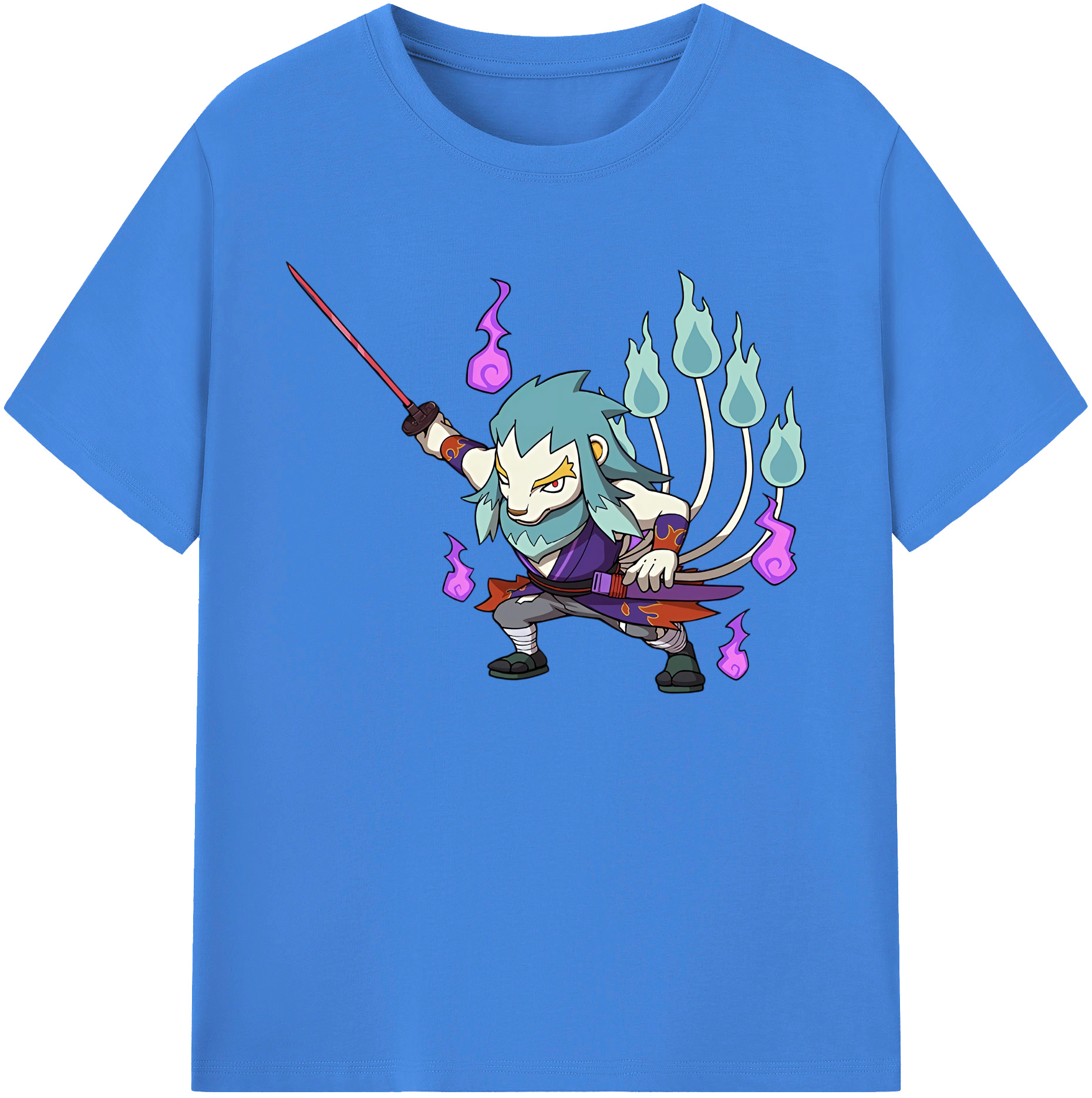 （画像用） 妖怪ウォッチ Yo-kai Watch 綿100％ メンズ半袖Tシャツ｜肌触りやわらか＆通気性
