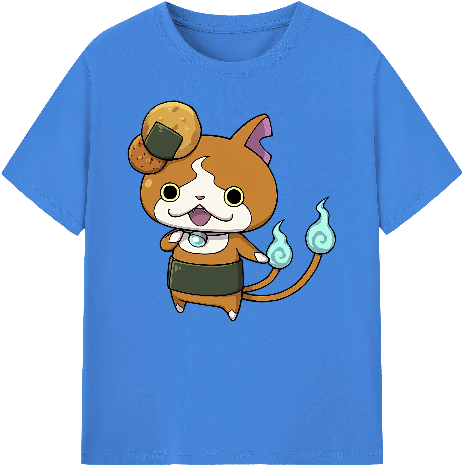 （画像用） 妖怪ウォッチ Yo-kai Watch 綿100％ メンズ半袖Tシャツ｜肌触りやわらか＆通気性