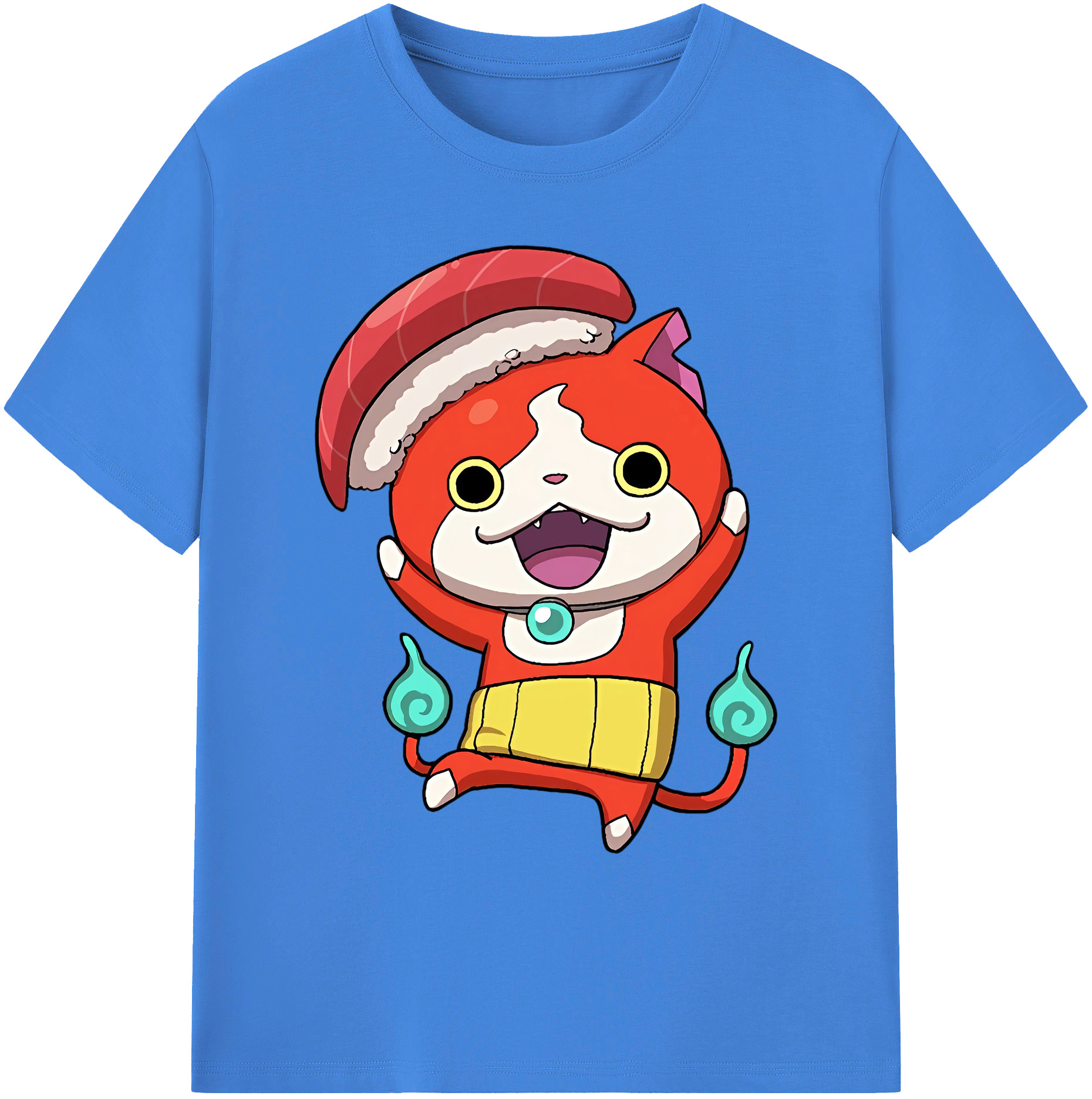 （画像用） 妖怪ウォッチ Yo-kai Watch 綿100％ メンズ半袖Tシャツ｜肌触りやわらか＆通気性