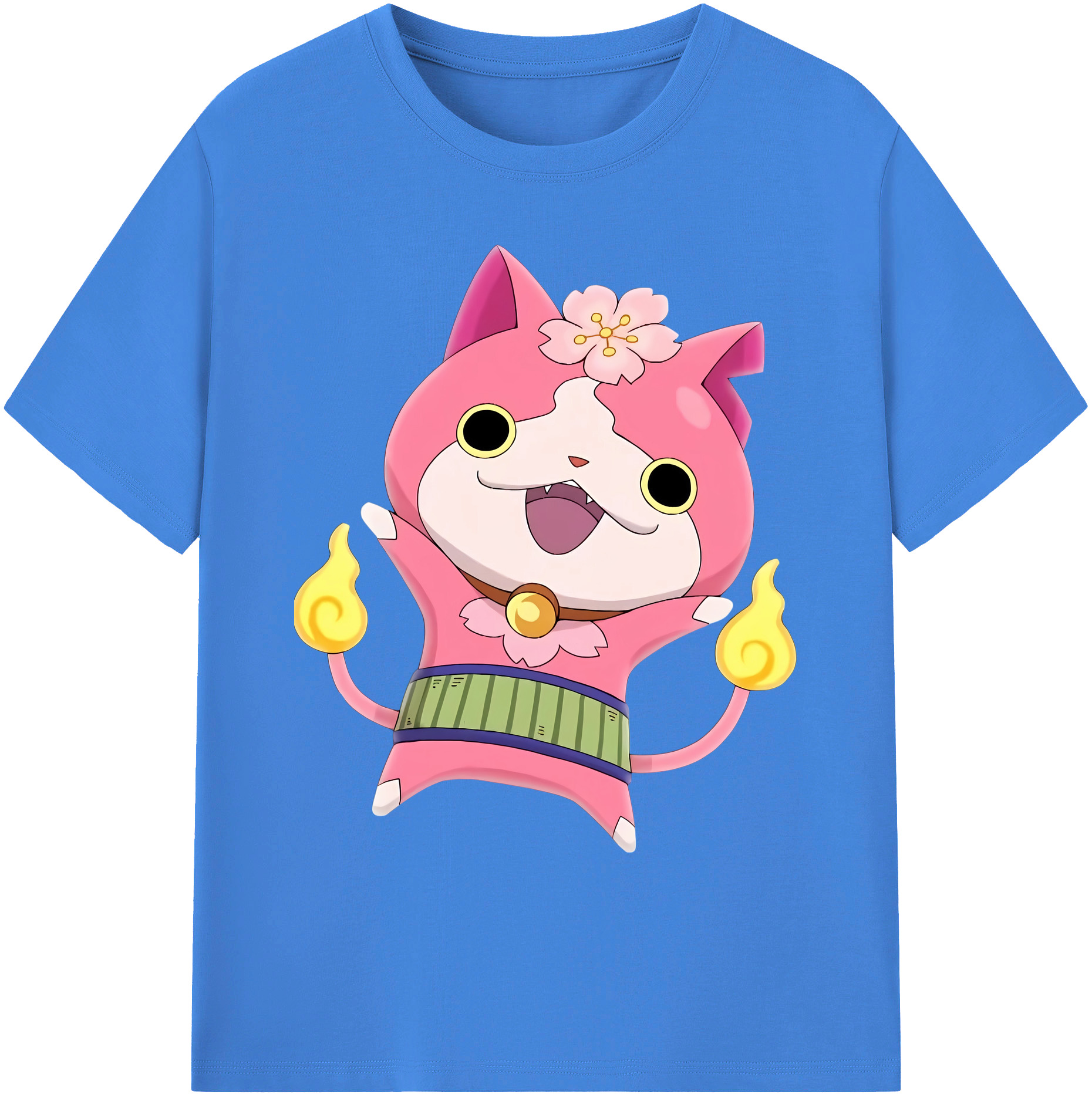 （画像用） 妖怪ウォッチ Yo-kai Watch 綿100％ メンズ半袖Tシャツ｜肌触りやわらか＆通気性