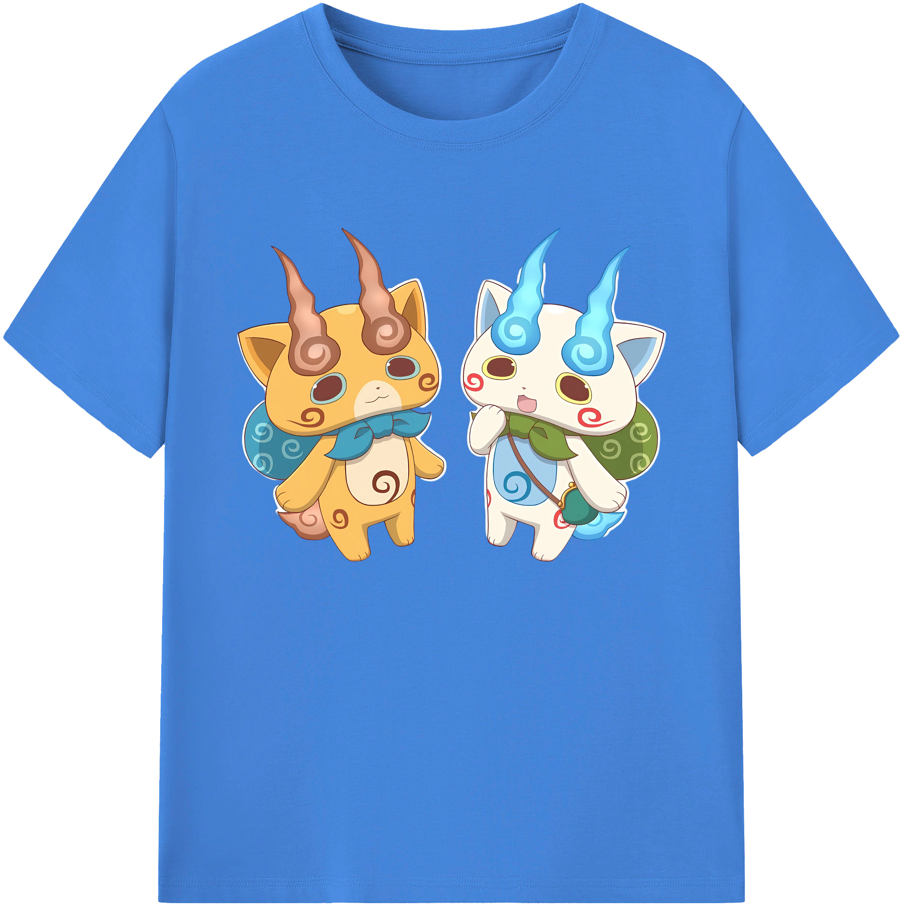 （画像用） 妖怪ウォッチ Yo-kai Watch 綿100％ メンズ半袖Tシャツ｜肌触りやわらか＆通気性