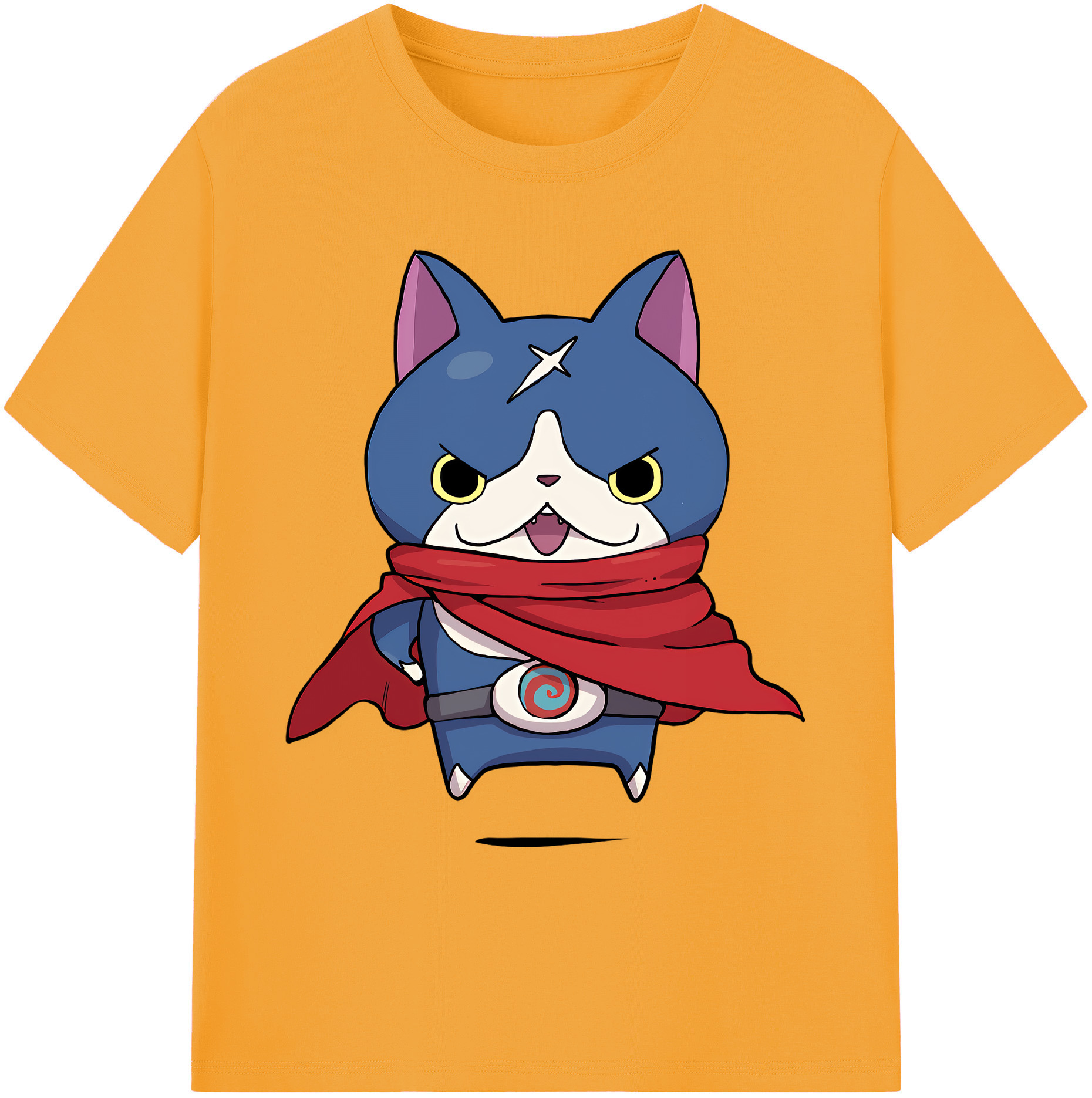 （画像用） 妖怪ウォッチ Yo-kai Watch 綿100％ メンズ半袖Tシャツ｜肌触りやわらか＆通気性