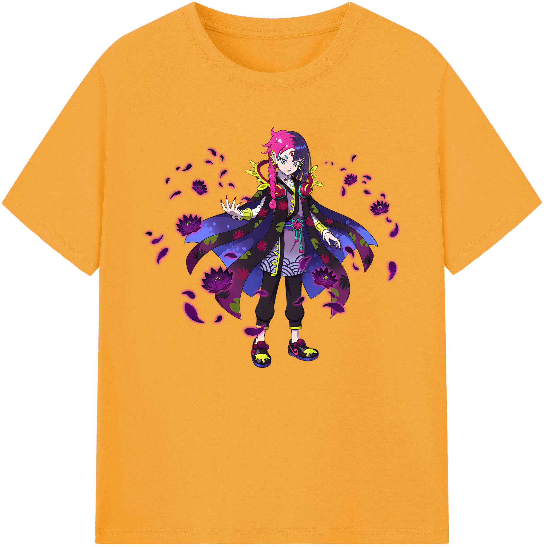 （画像用） 妖怪ウォッチ Yo-kai Watch 綿100％ メンズ半袖Tシャツ｜肌触りやわらか＆通気性