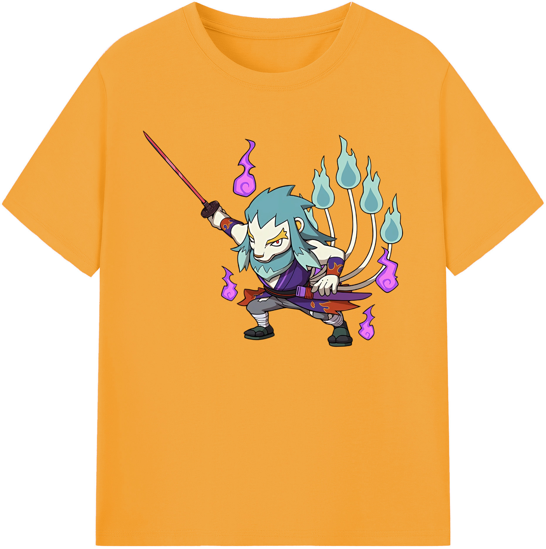 （画像用） 妖怪ウォッチ Yo-kai Watch 綿100％ メンズ半袖Tシャツ｜肌触りやわらか＆通気性