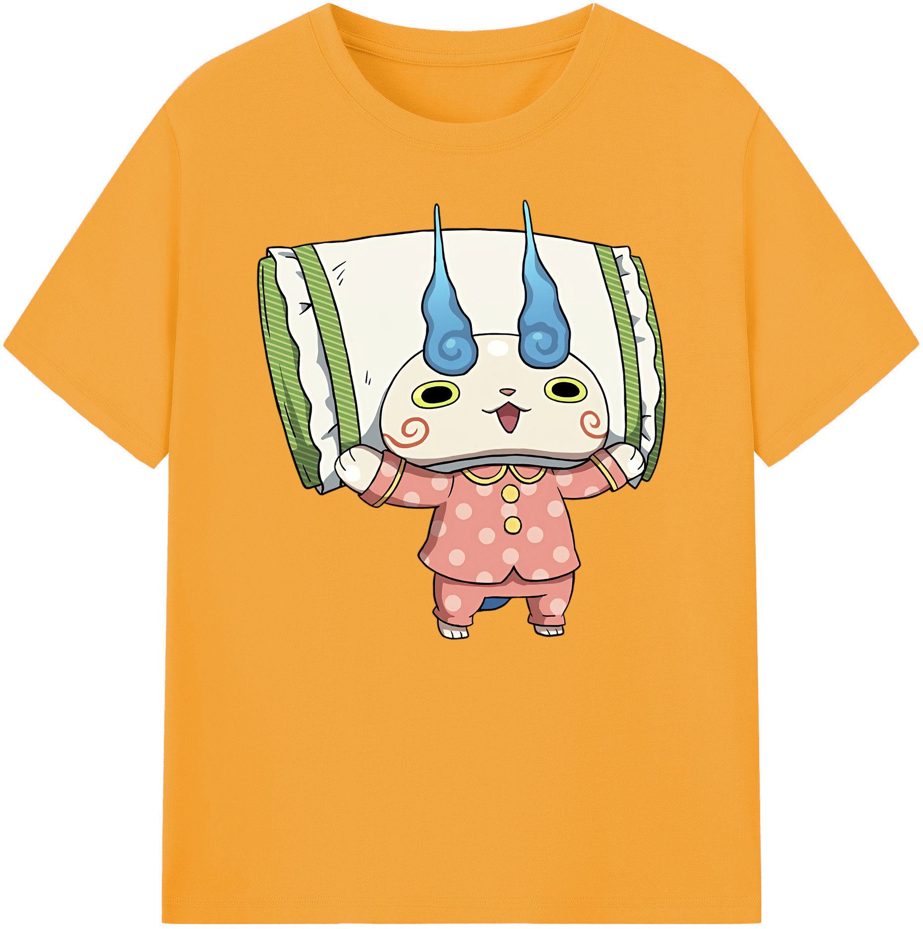 （画像用） 妖怪ウォッチ Yo-kai Watch 綿100％ メンズ半袖Tシャツ｜肌触りやわらか＆通気性