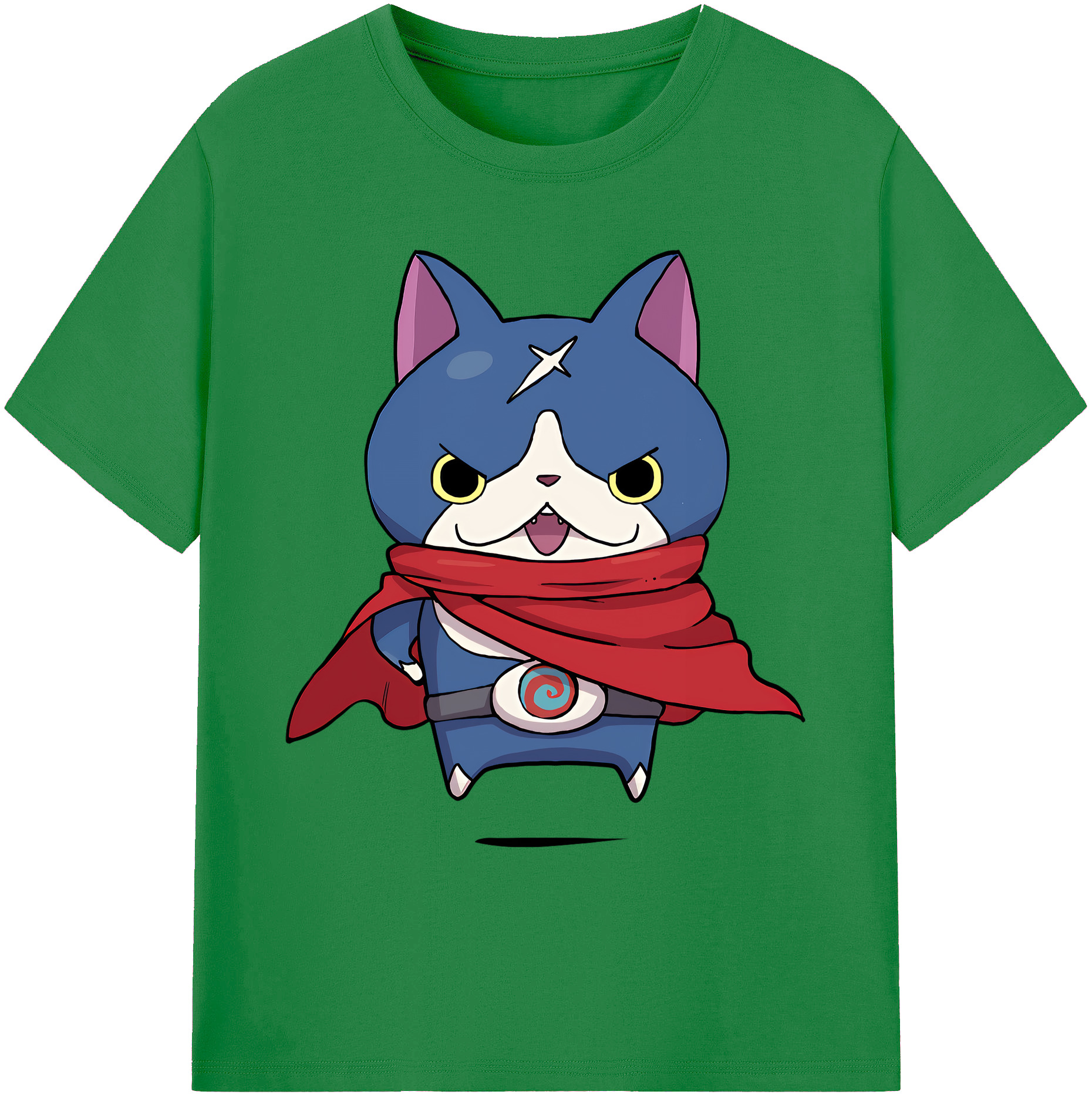 （画像用） 妖怪ウォッチ Yo-kai Watch 綿100％ メンズ半袖Tシャツ｜肌触りやわらか＆通気性