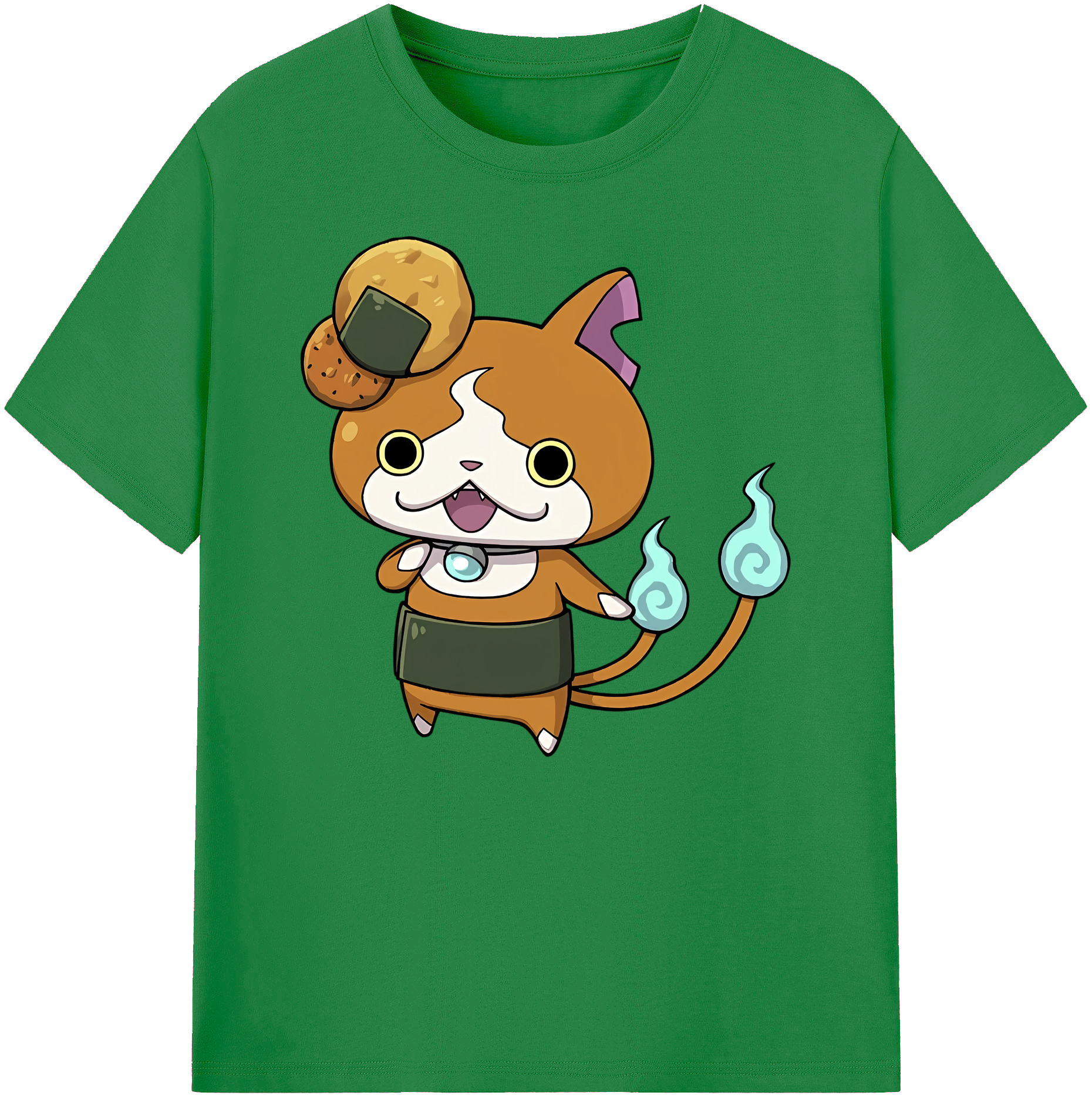 （画像用） 妖怪ウォッチ Yo-kai Watch 綿100％ メンズ半袖Tシャツ｜肌触りやわらか＆通気性