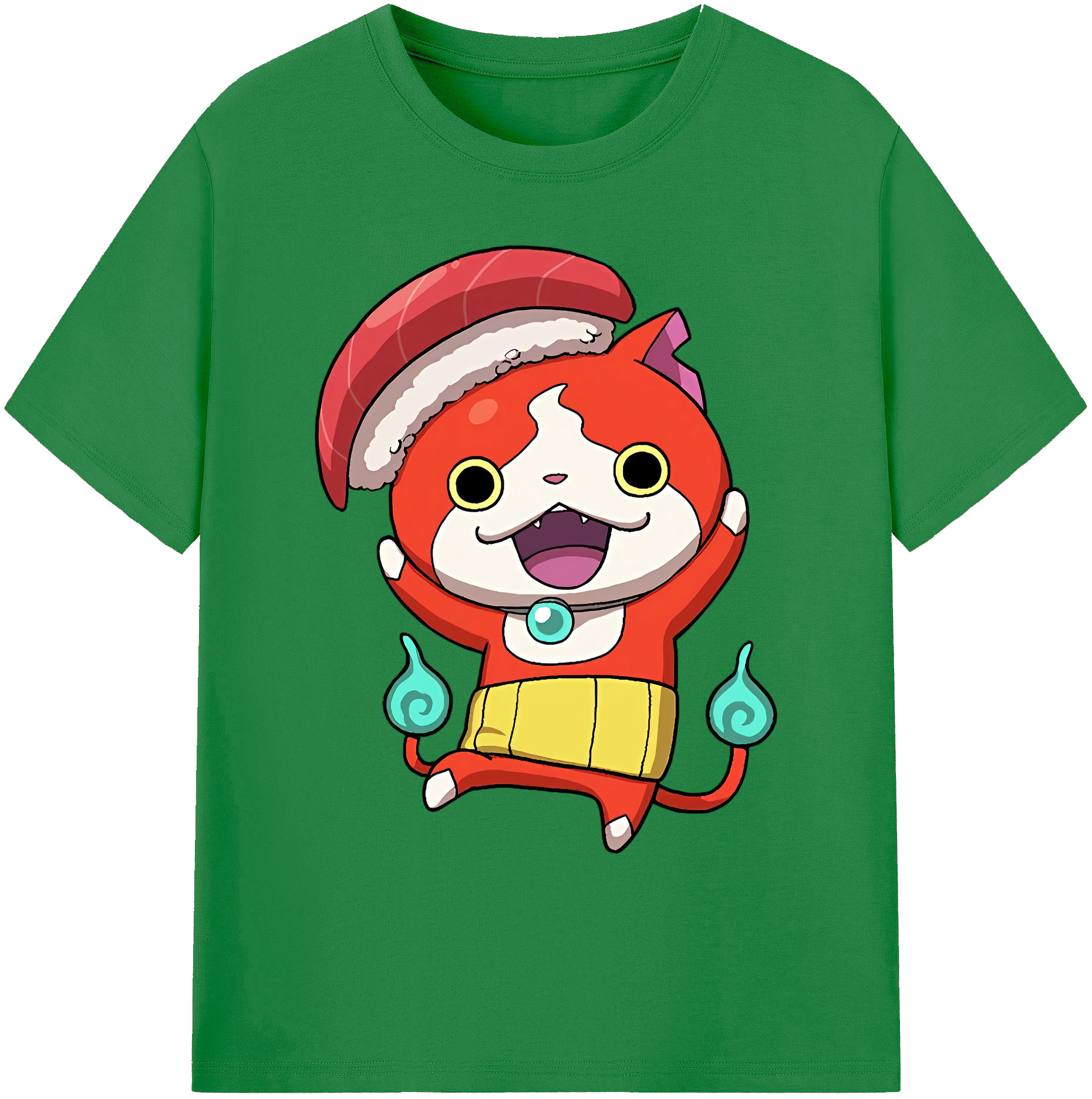 （画像用） 妖怪ウォッチ Yo-kai Watch 綿100％ メンズ半袖Tシャツ｜肌触りやわらか＆通気性