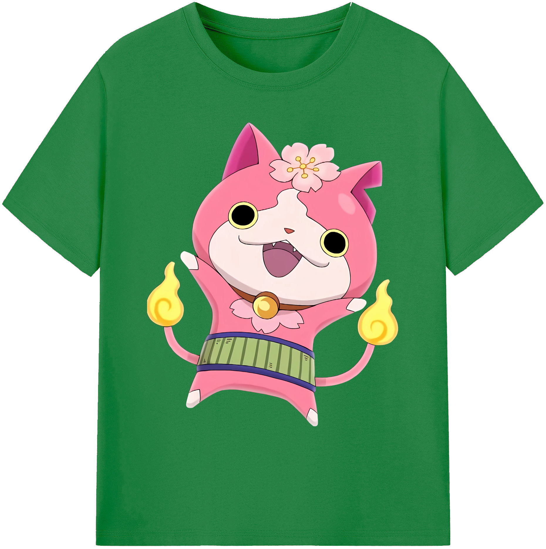 （画像用） 妖怪ウォッチ Yo-kai Watch 綿100％ メンズ半袖Tシャツ｜肌触りやわらか＆通気性