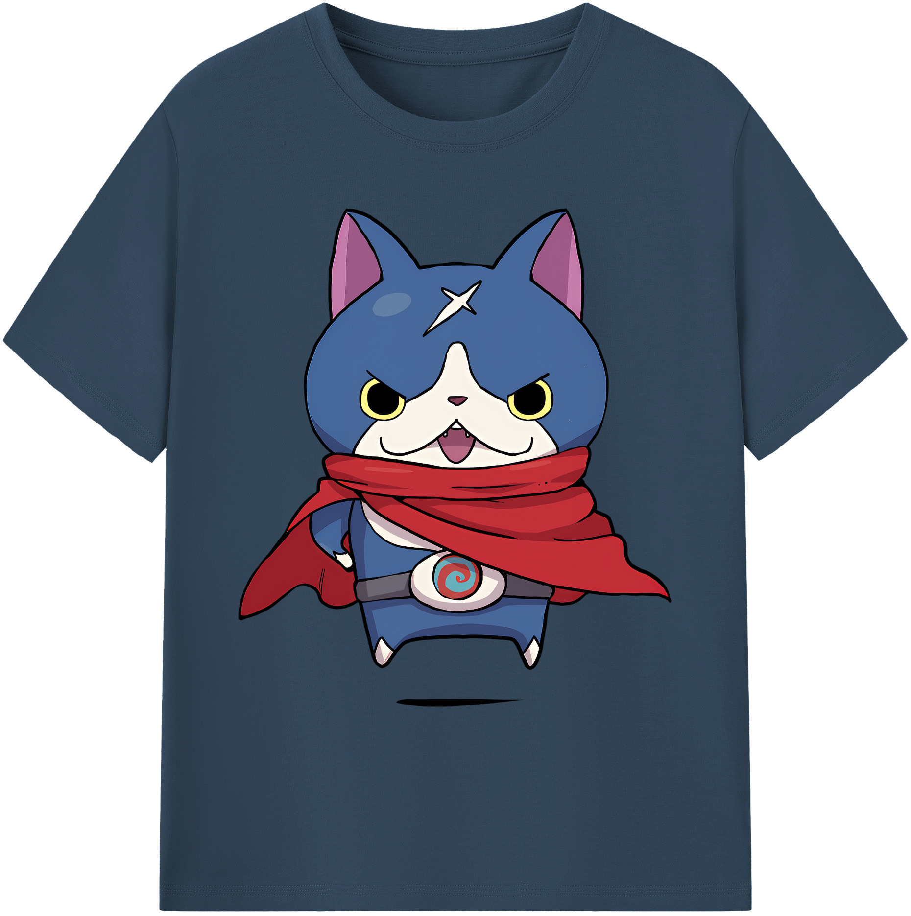 （画像用） 妖怪ウォッチ Yo-kai Watch 綿100％ メンズ半袖Tシャツ｜肌触りやわらか＆通気性