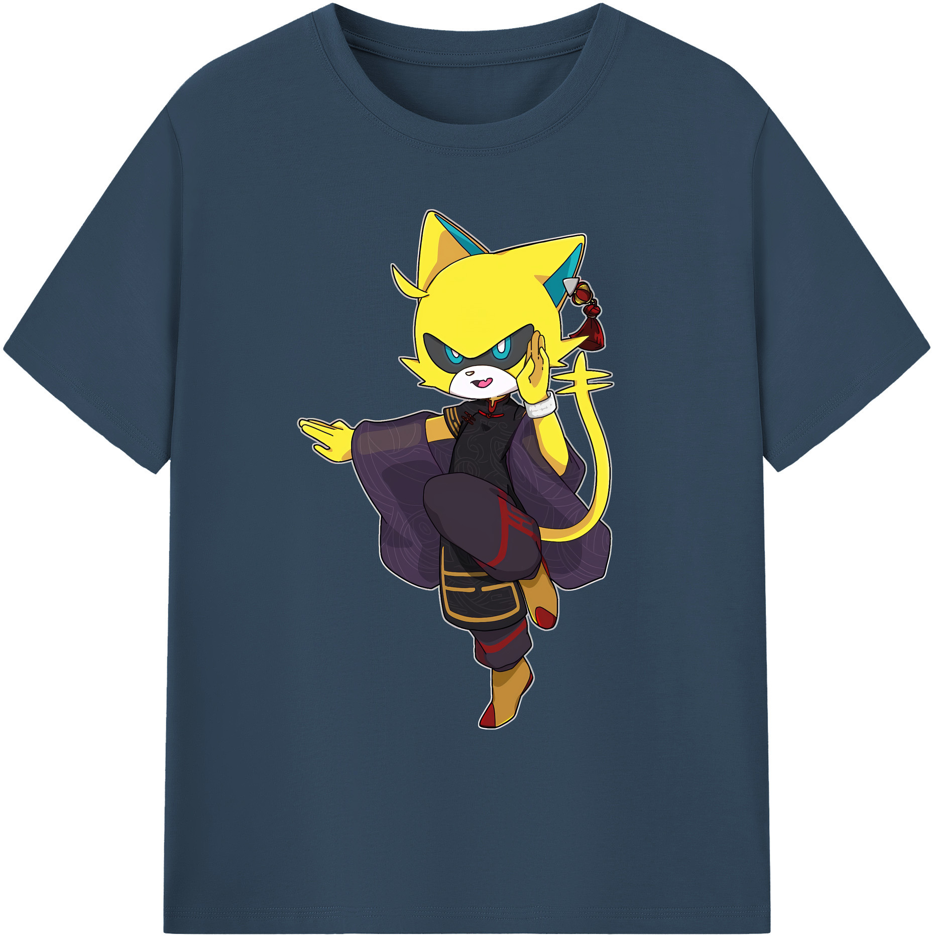 （画像用） 妖怪ウォッチ Yo-kai Watch 綿100％ メンズ半袖Tシャツ｜肌触りやわらか＆通気性