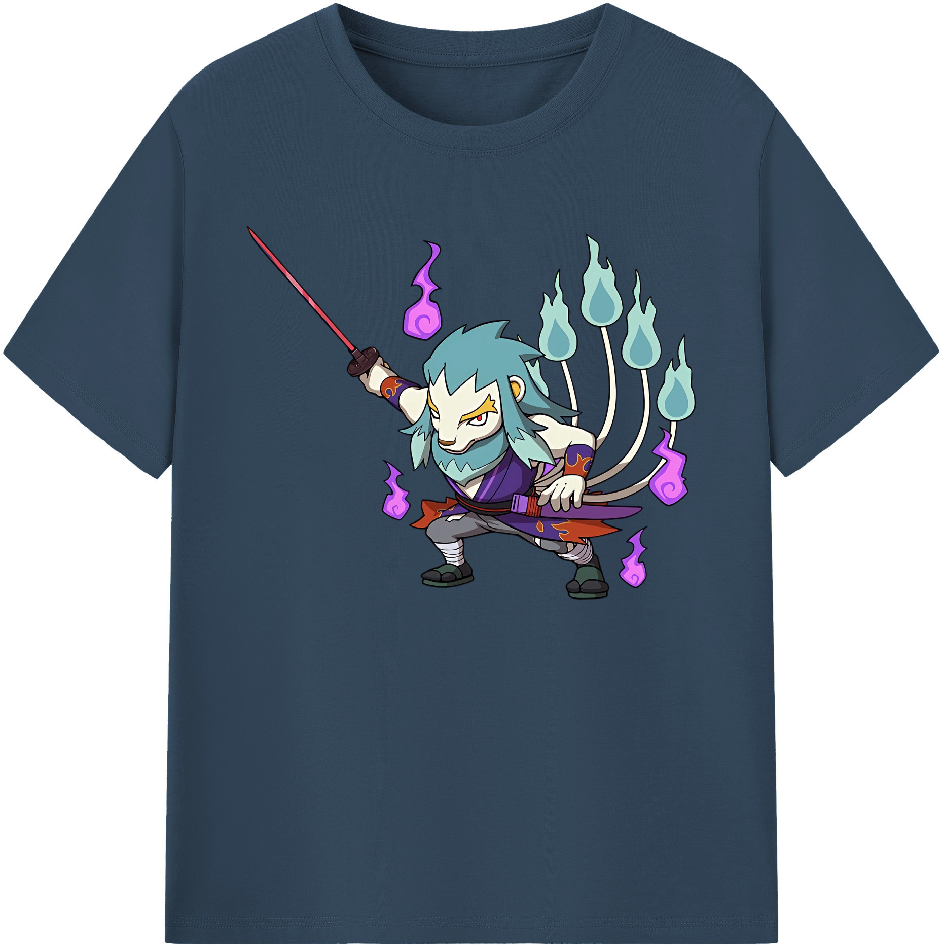 （画像用） 妖怪ウォッチ Yo-kai Watch 綿100％ メンズ半袖Tシャツ｜肌触りやわらか＆通気性