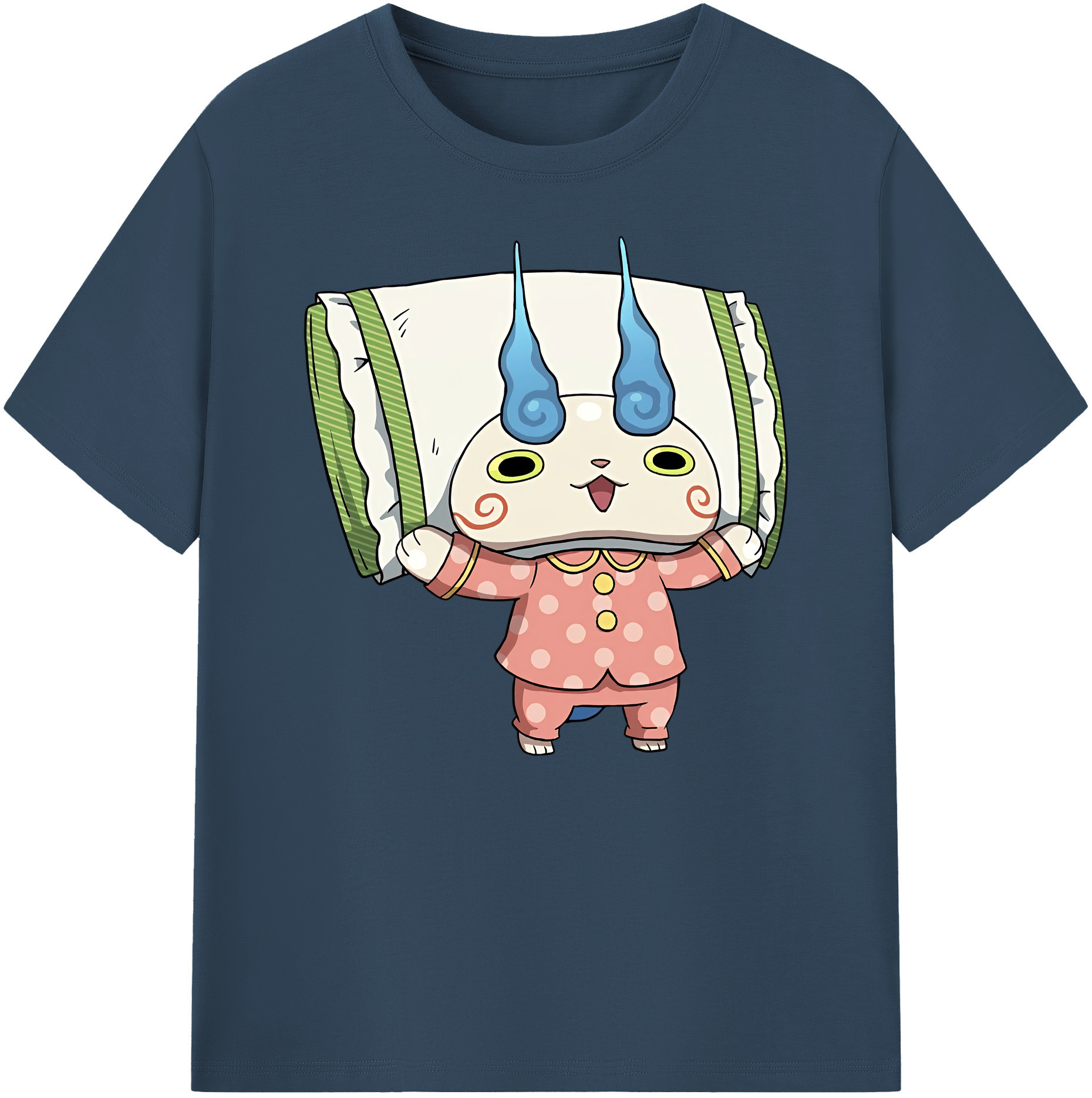 （画像用） 妖怪ウォッチ Yo-kai Watch 綿100％ メンズ半袖Tシャツ｜肌触りやわらか＆通気性