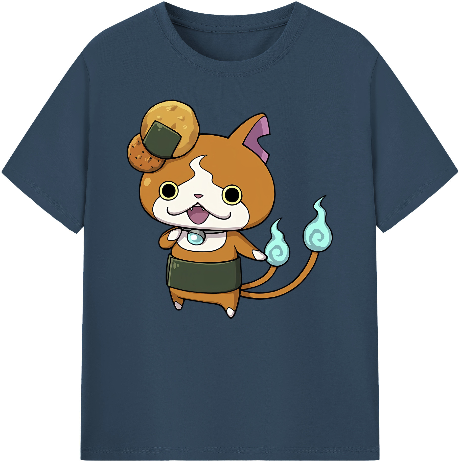（画像用） 妖怪ウォッチ Yo-kai Watch 綿100％ メンズ半袖Tシャツ｜肌触りやわらか＆通気性