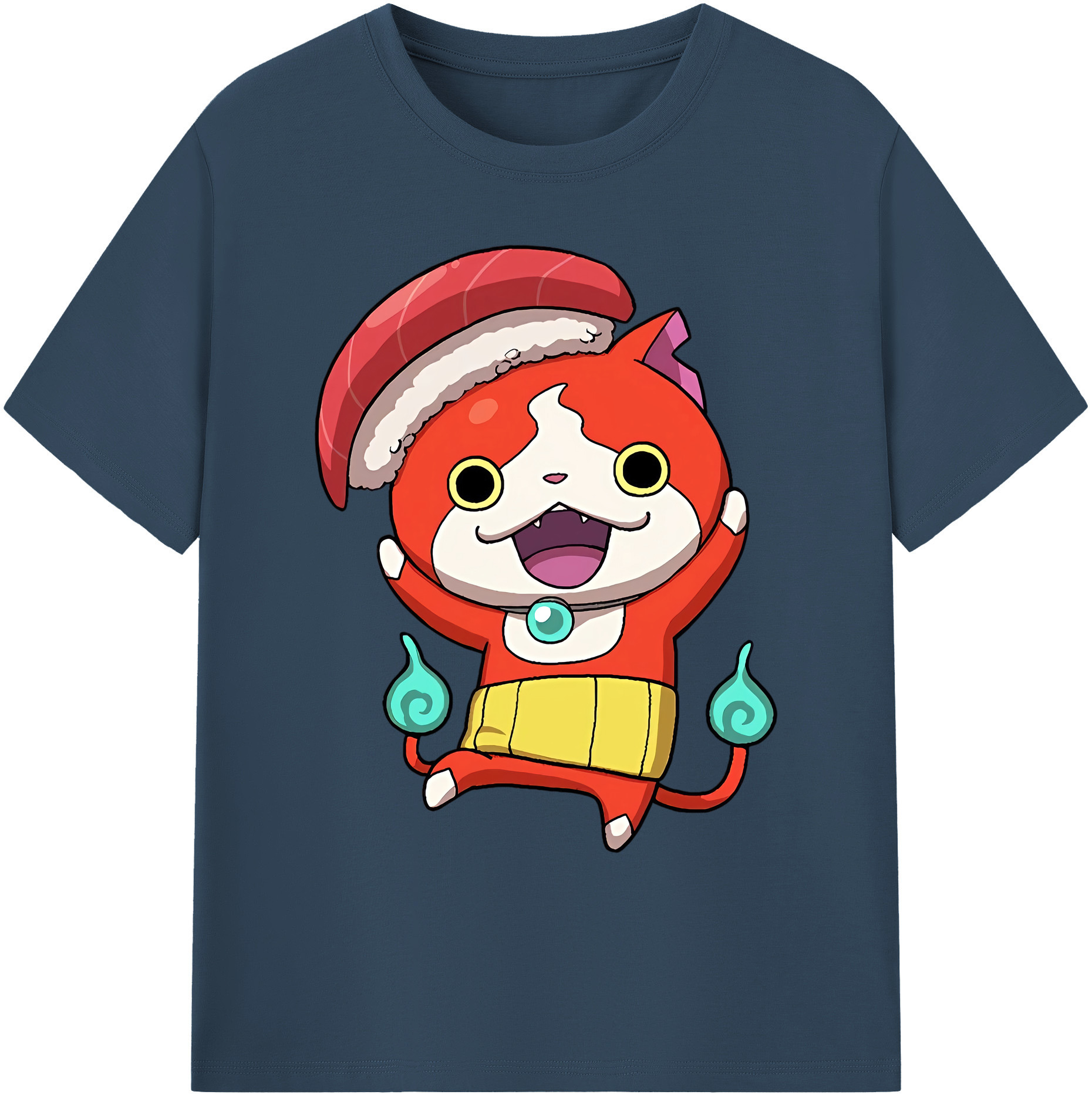 （画像用） 妖怪ウォッチ Yo-kai Watch 綿100％ メンズ半袖Tシャツ｜肌触りやわらか＆通気性