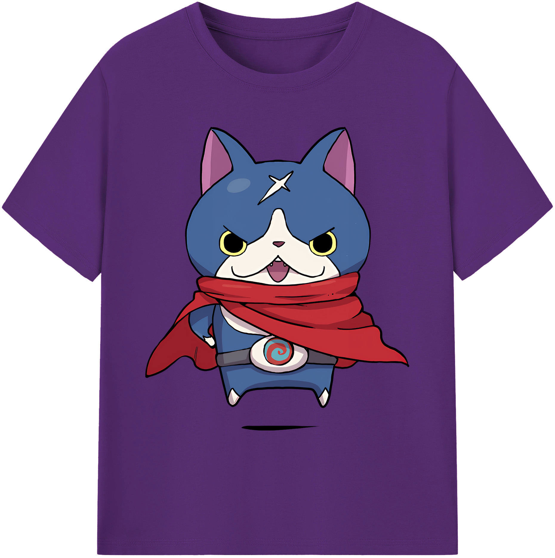（画像用） 妖怪ウォッチ Yo-kai Watch 綿100％ メンズ半袖Tシャツ｜肌触りやわらか＆通気性