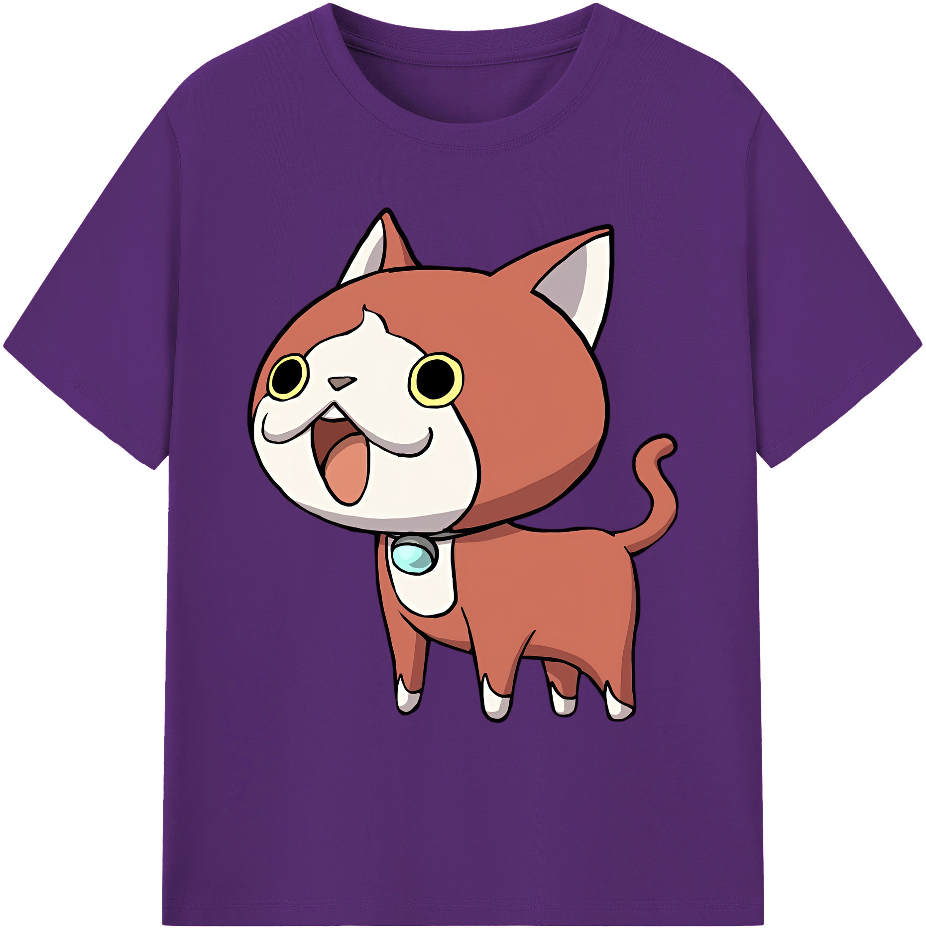 （画像用） 妖怪ウォッチ Yo-kai Watch 綿100％ メンズ半袖Tシャツ｜肌触りやわらか＆通気性