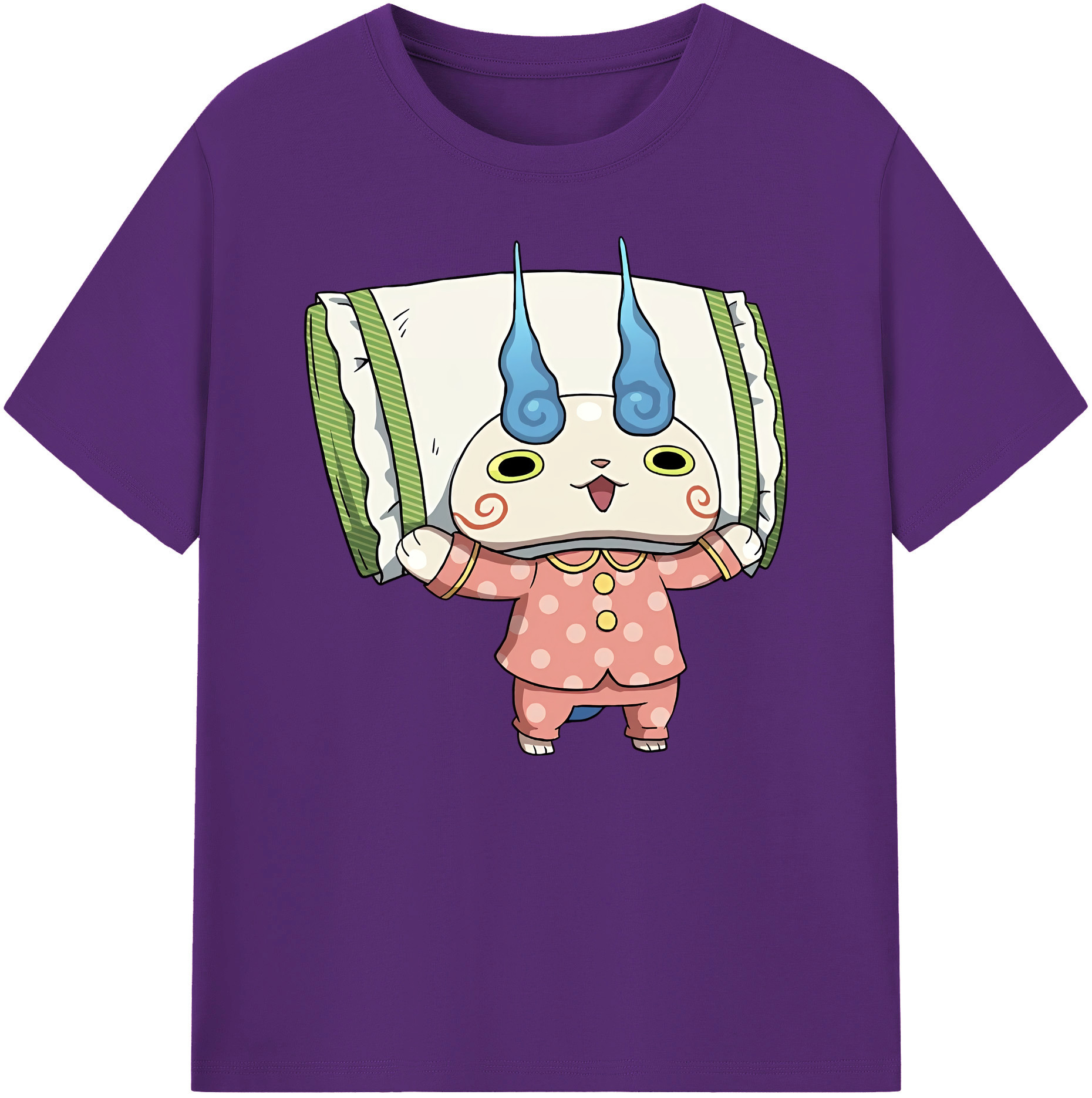 （画像用） 妖怪ウォッチ Yo-kai Watch 綿100％ メンズ半袖Tシャツ｜肌触りやわらか＆通気性