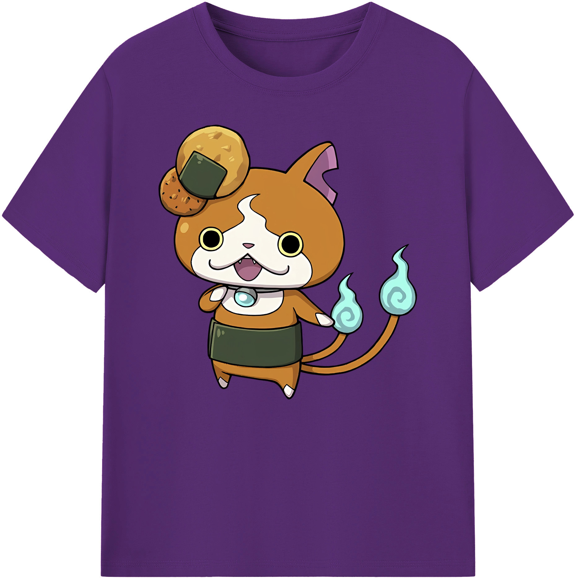 （画像用） 妖怪ウォッチ Yo-kai Watch 綿100％ メンズ半袖Tシャツ｜肌触りやわらか＆通気性
