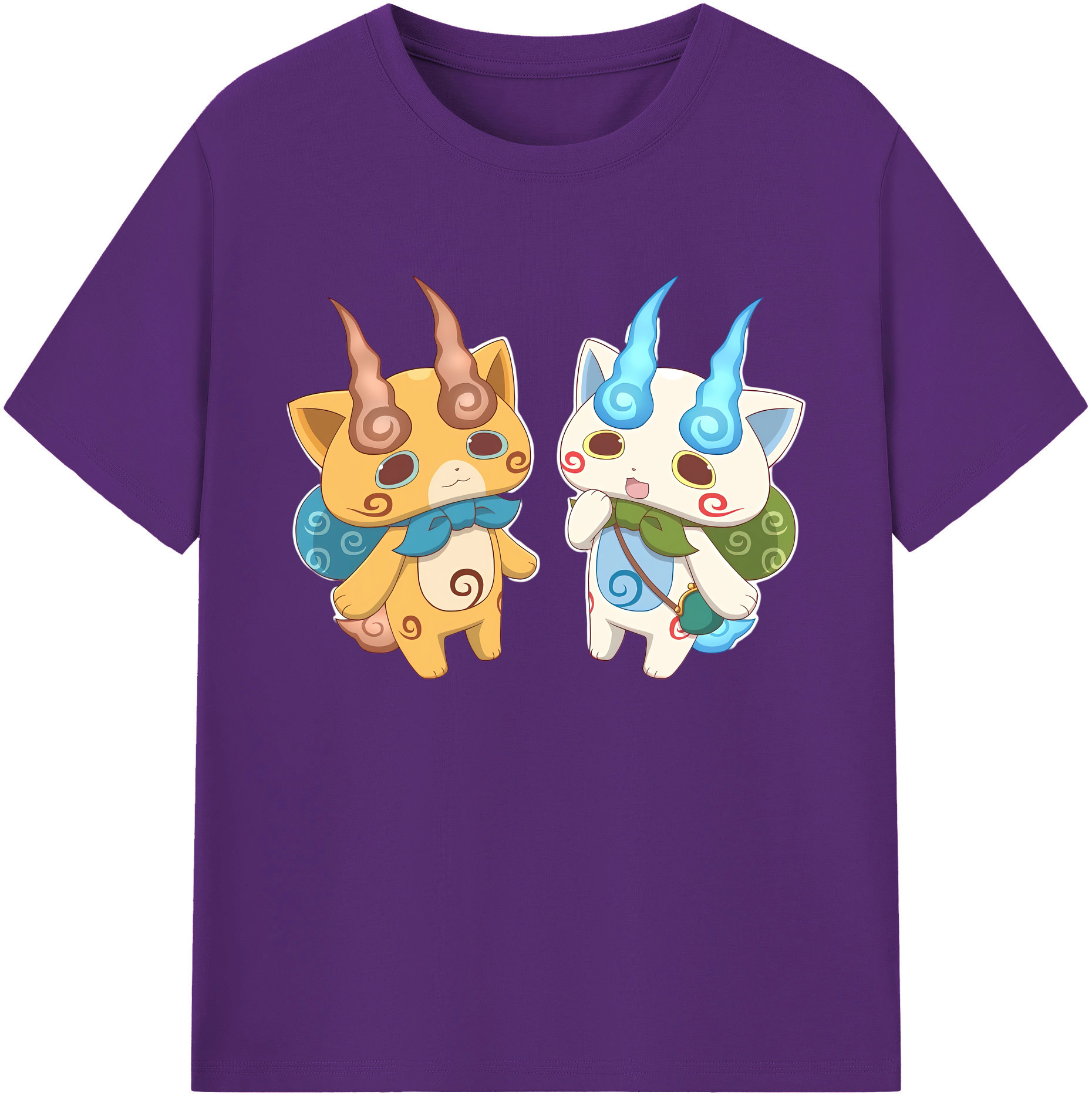 （画像用） 妖怪ウォッチ Yo-kai Watch 綿100％ メンズ半袖Tシャツ｜肌触りやわらか＆通気性