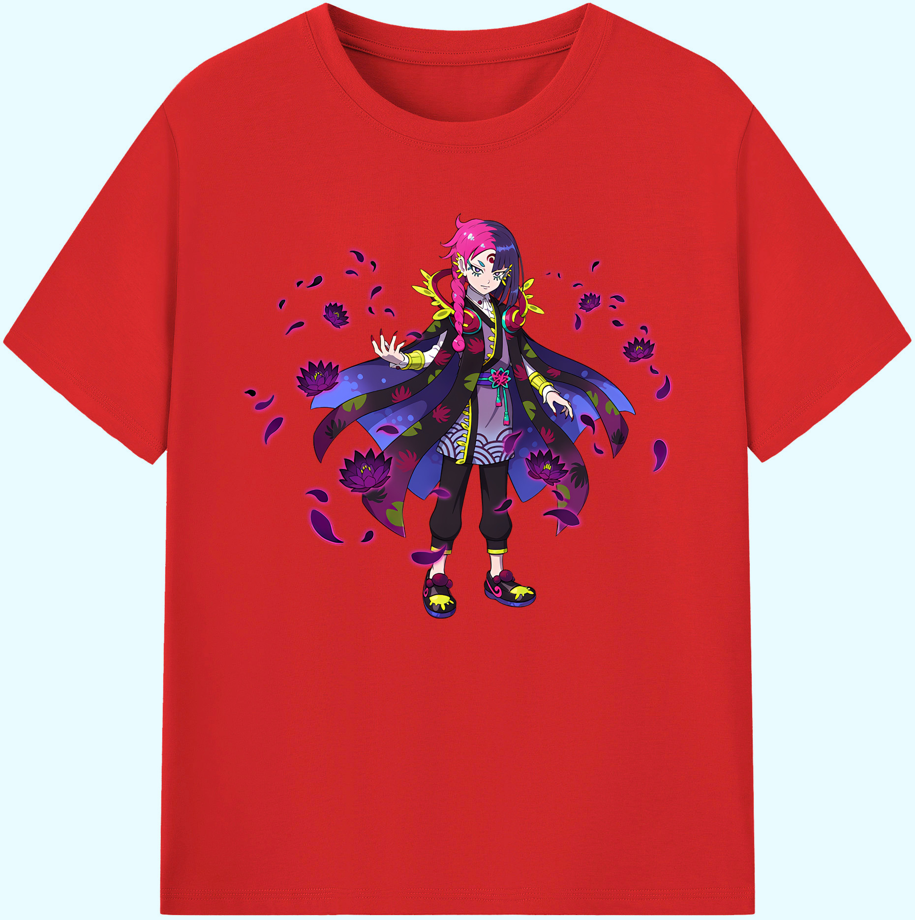 （画像用） 妖怪ウォッチ Yo-kai Watch 綿100％ メンズ半袖Tシャツ｜肌触りやわらか＆通気性