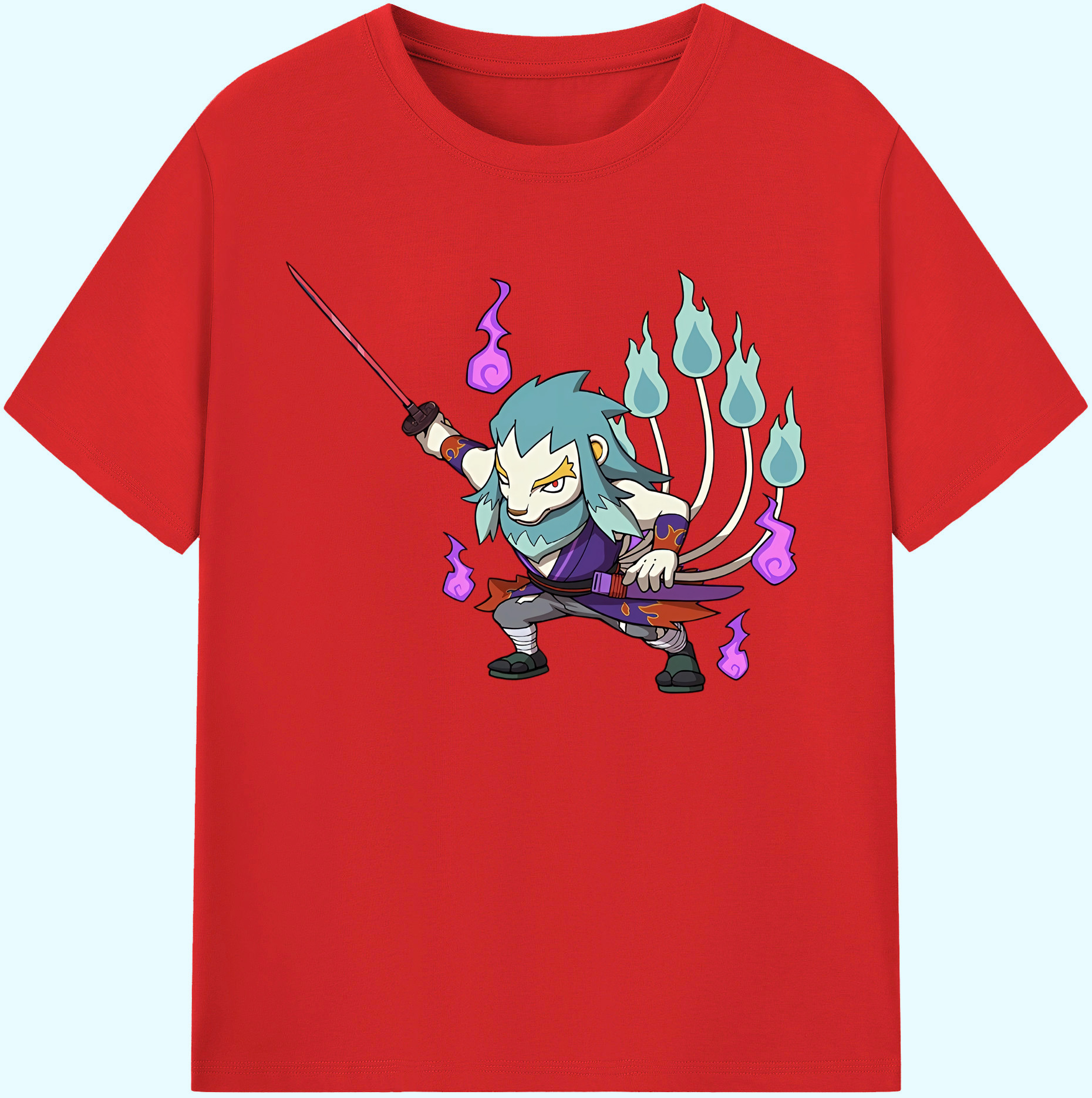 （画像用） 妖怪ウォッチ Yo-kai Watch 綿100％ メンズ半袖Tシャツ｜肌触りやわらか＆通気性