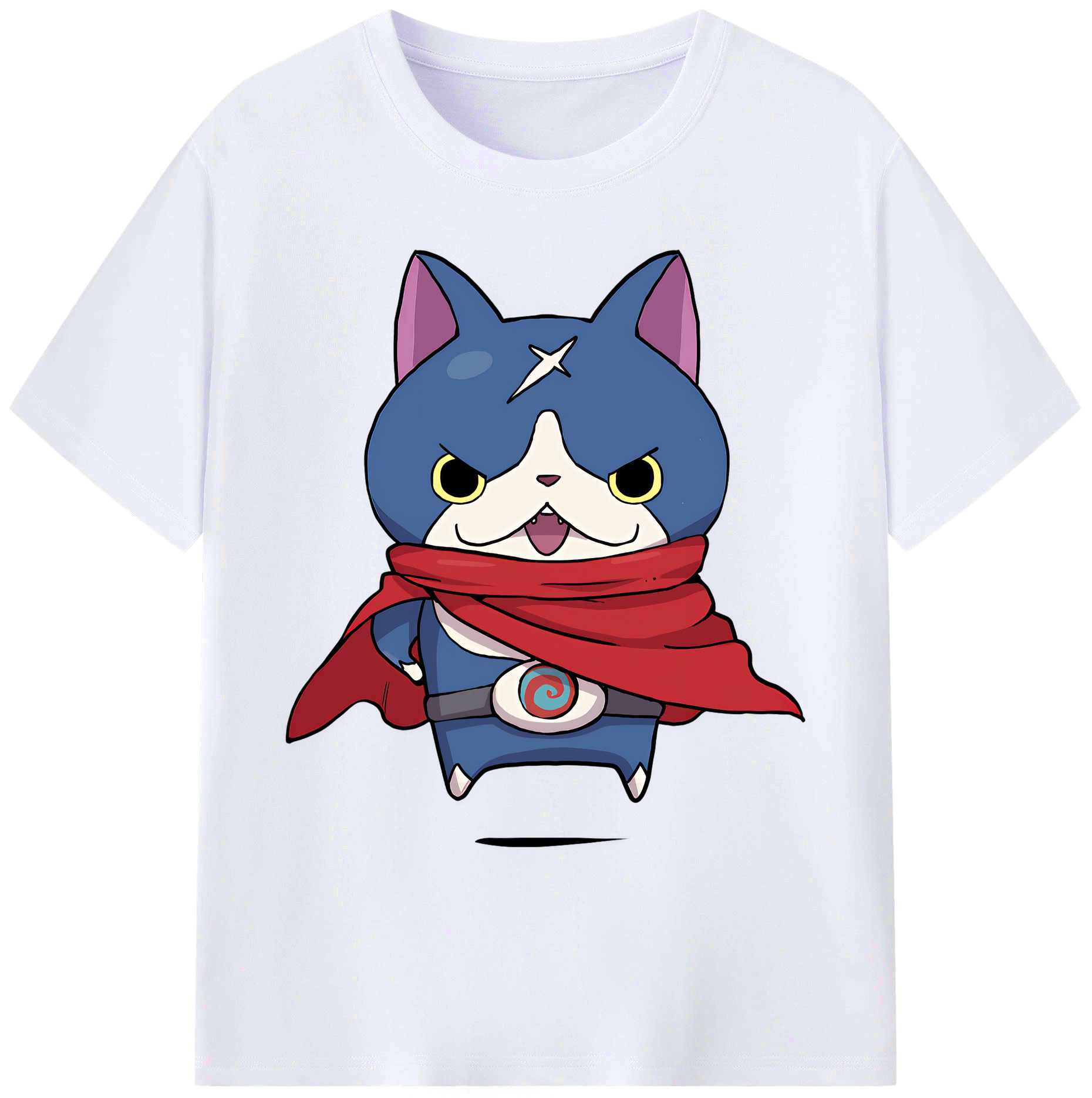 （画像用） 妖怪ウォッチ Yo-kai Watch 綿100％ メンズ半袖Tシャツ｜肌触りやわらか＆通気性