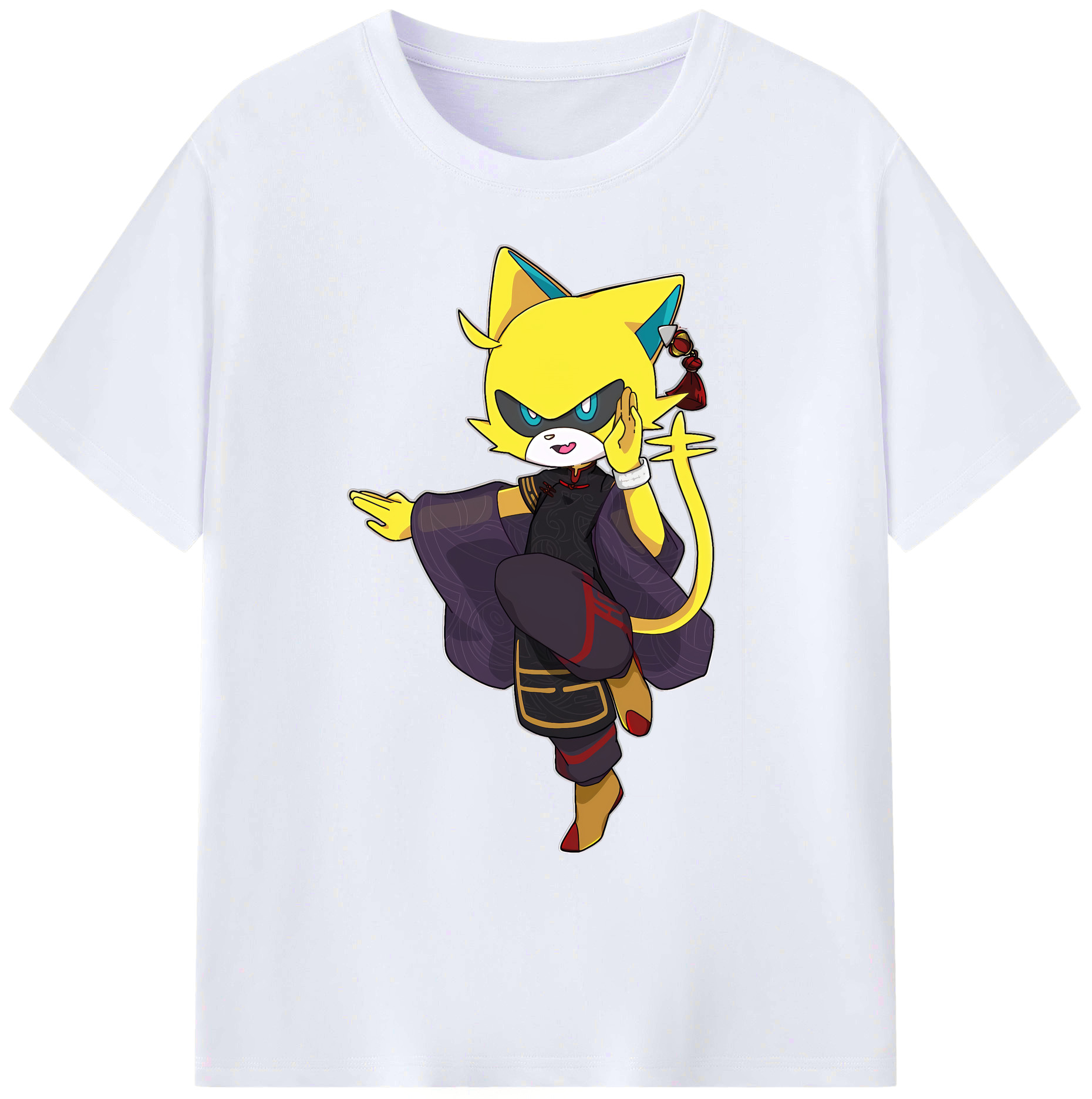（画像用） 妖怪ウォッチ Yo-kai Watch 綿100％ メンズ半袖Tシャツ｜肌触りやわらか＆通気性