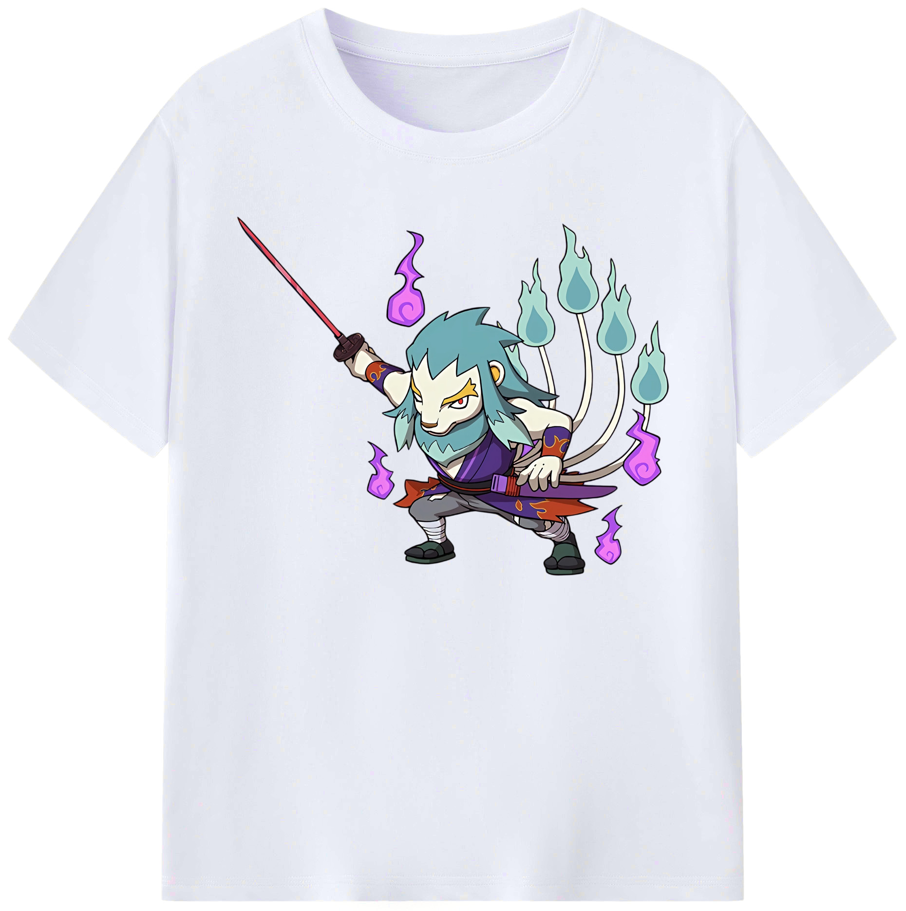 （画像用） 妖怪ウォッチ Yo-kai Watch 綿100％ メンズ半袖Tシャツ｜肌触りやわらか＆通気性