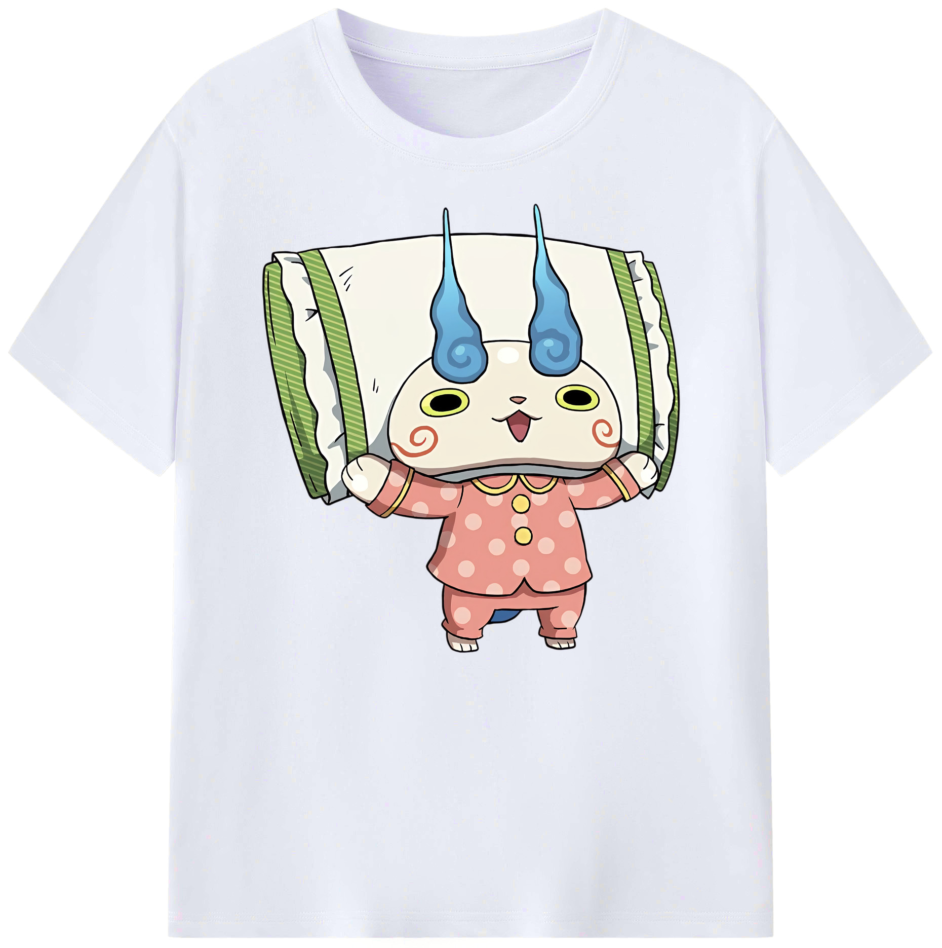 （画像用） 妖怪ウォッチ Yo-kai Watch 綿100％ メンズ半袖Tシャツ｜肌触りやわらか＆通気性