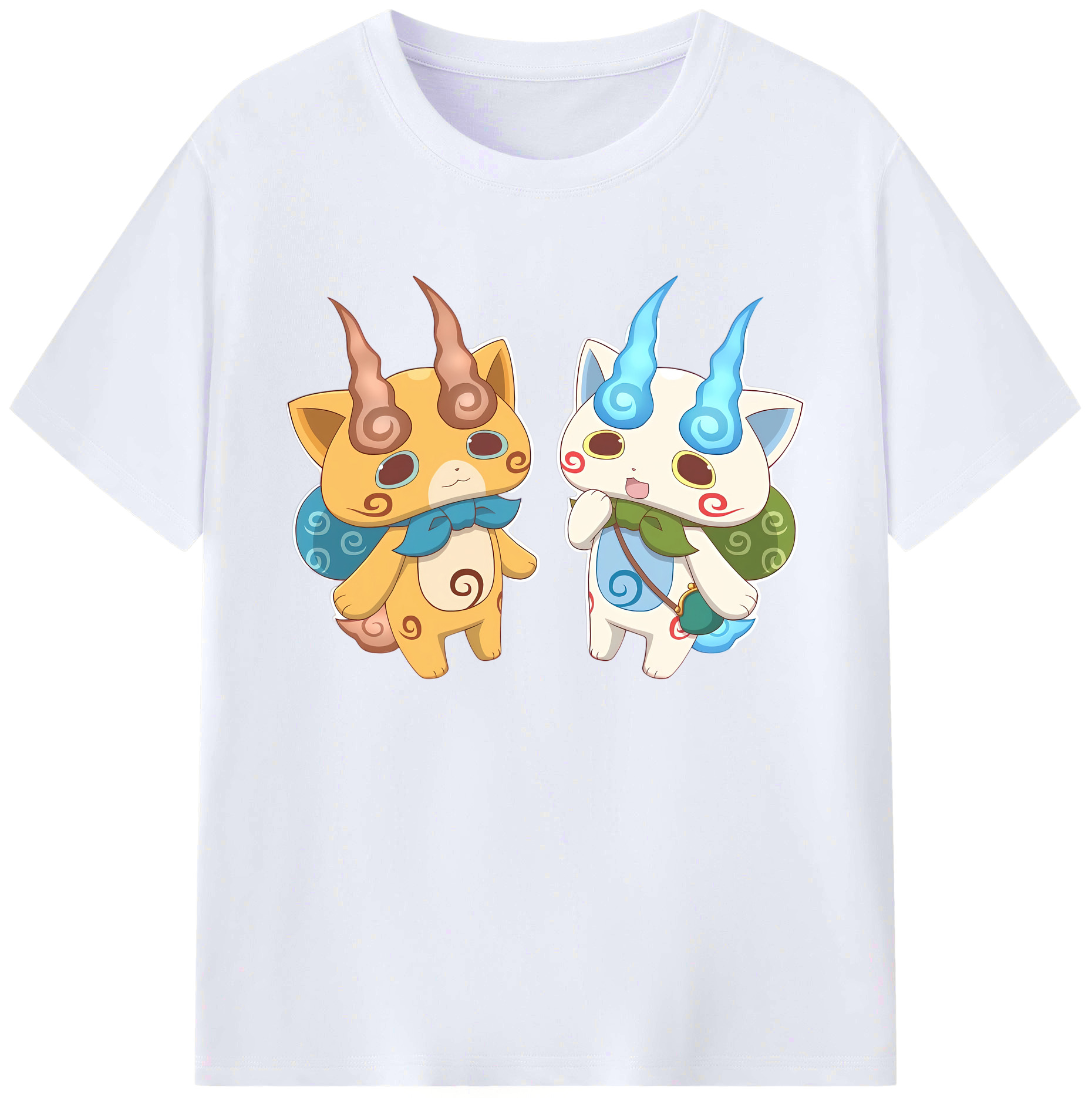 （画像用） 妖怪ウォッチ Yo-kai Watch 綿100％ メンズ半袖Tシャツ｜肌触りやわらか＆通気性