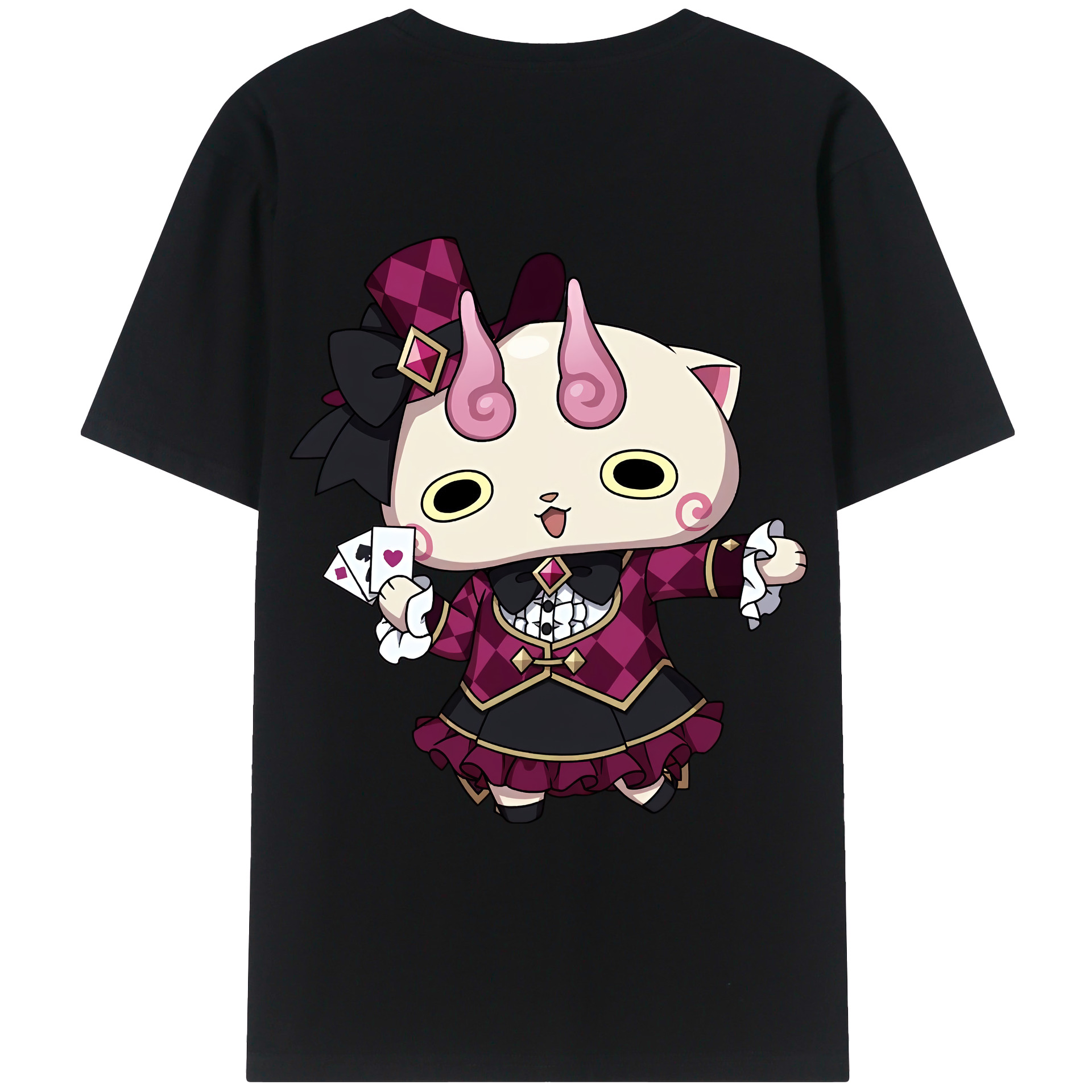 （画像用） 妖怪ウォッチ Yo-kai Watch レディース半袖Tシャツ(バックプリント)